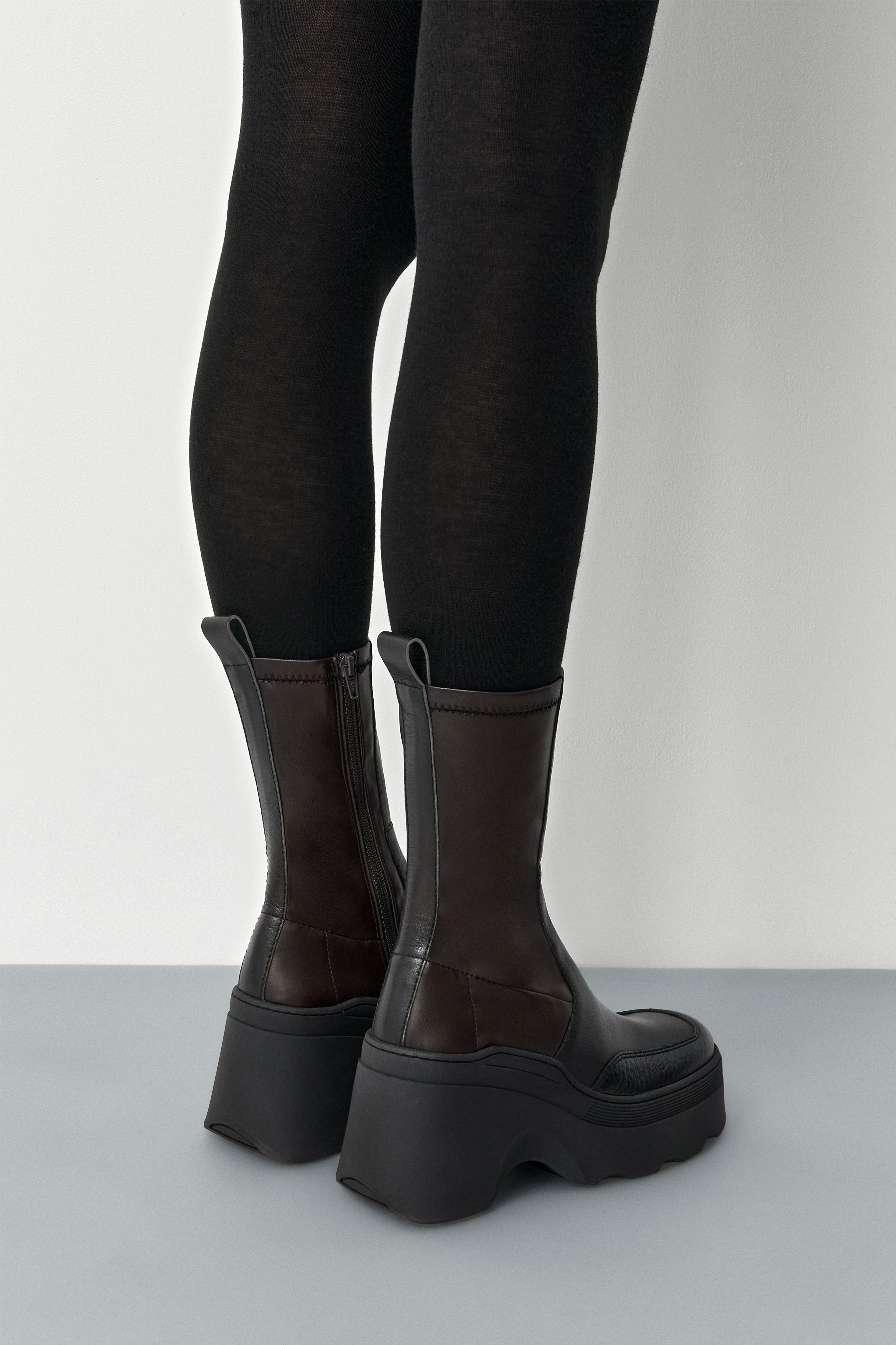 Deandra Brushed Brown Boots | Miista | Designed & Handmade in Europe