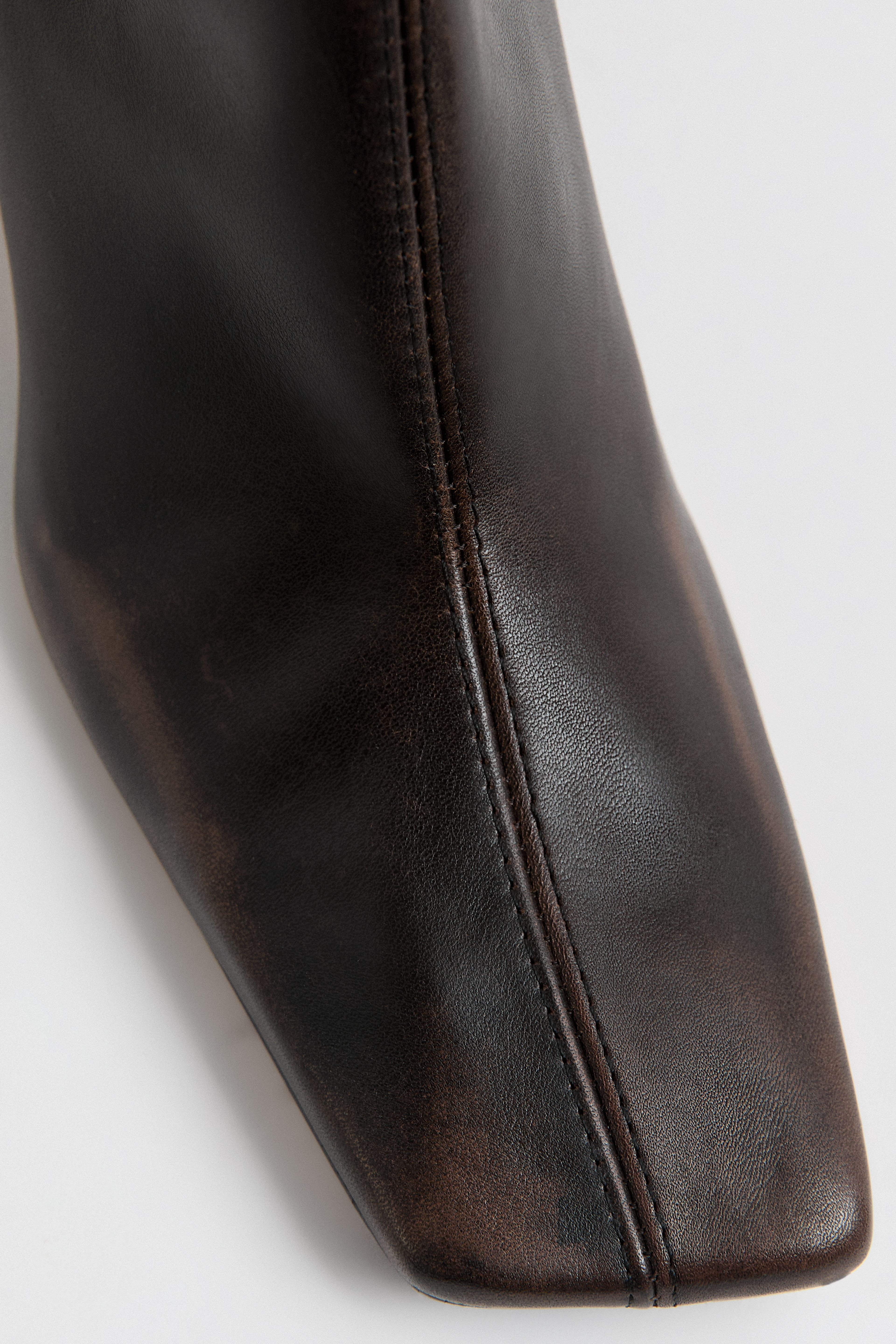 Sulay Brushed Brown Boots | Miista | Designed & Handmade in Europe