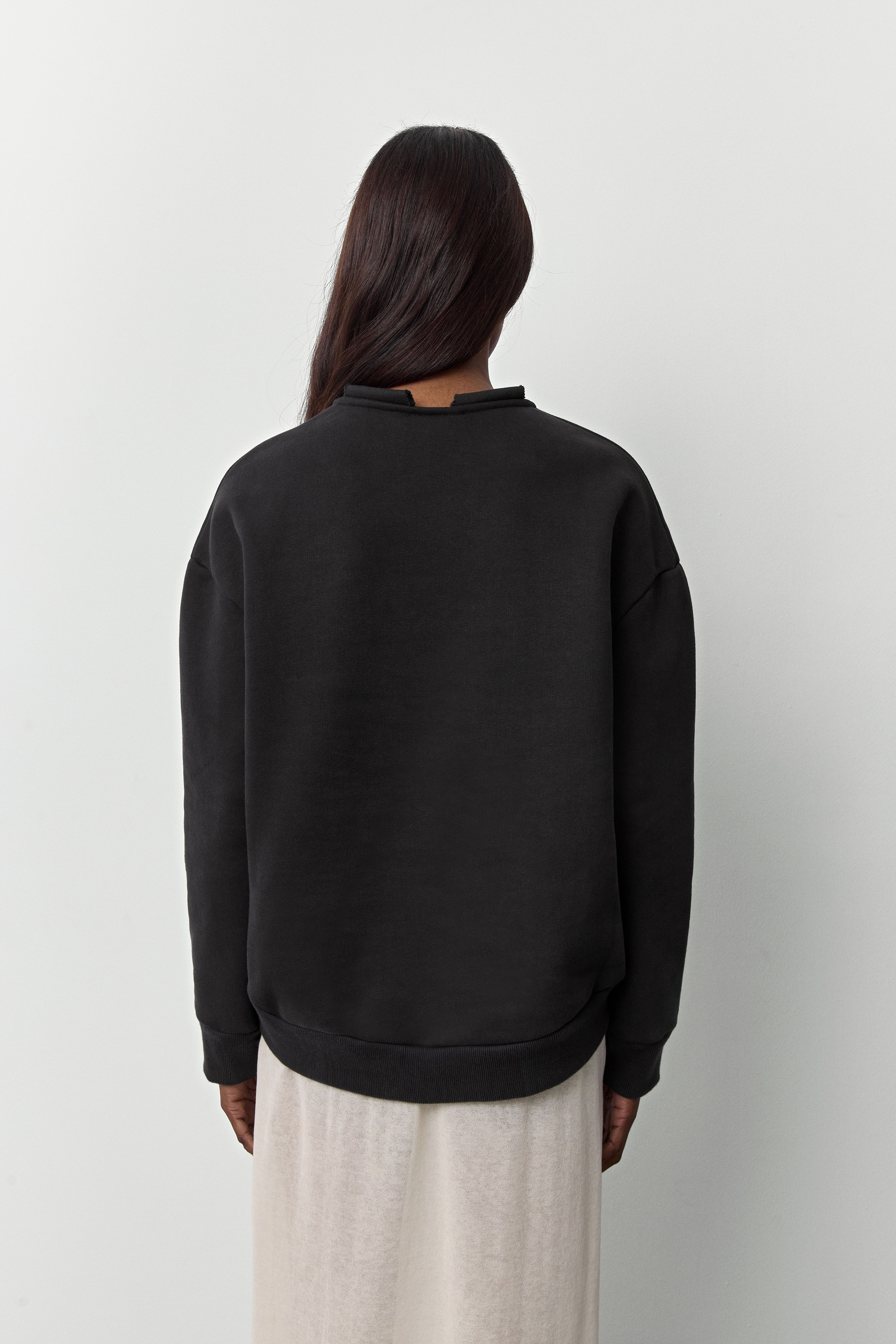 Carly Black Hoodie Sweatshirt | Miista | Designed & Handmade in Europe