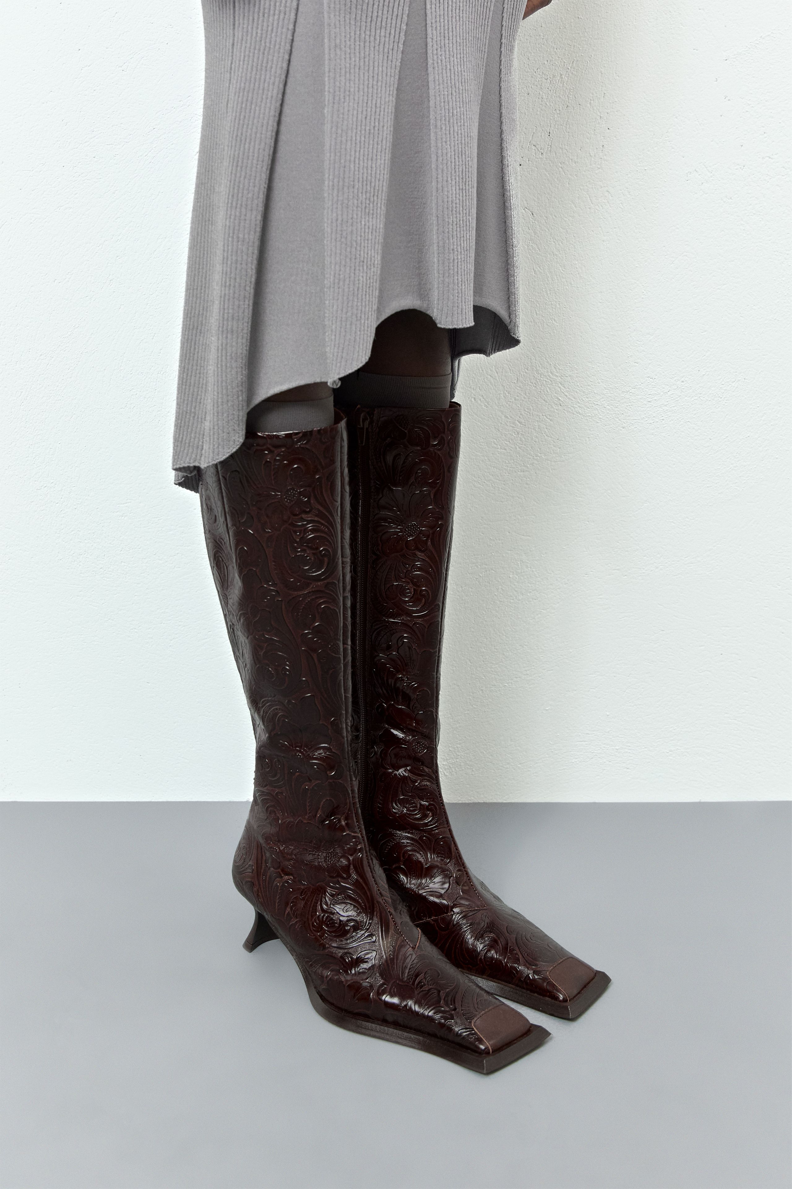 Alfreda New Brown Tall Boots | Miista | Designed & Handmade in Europe