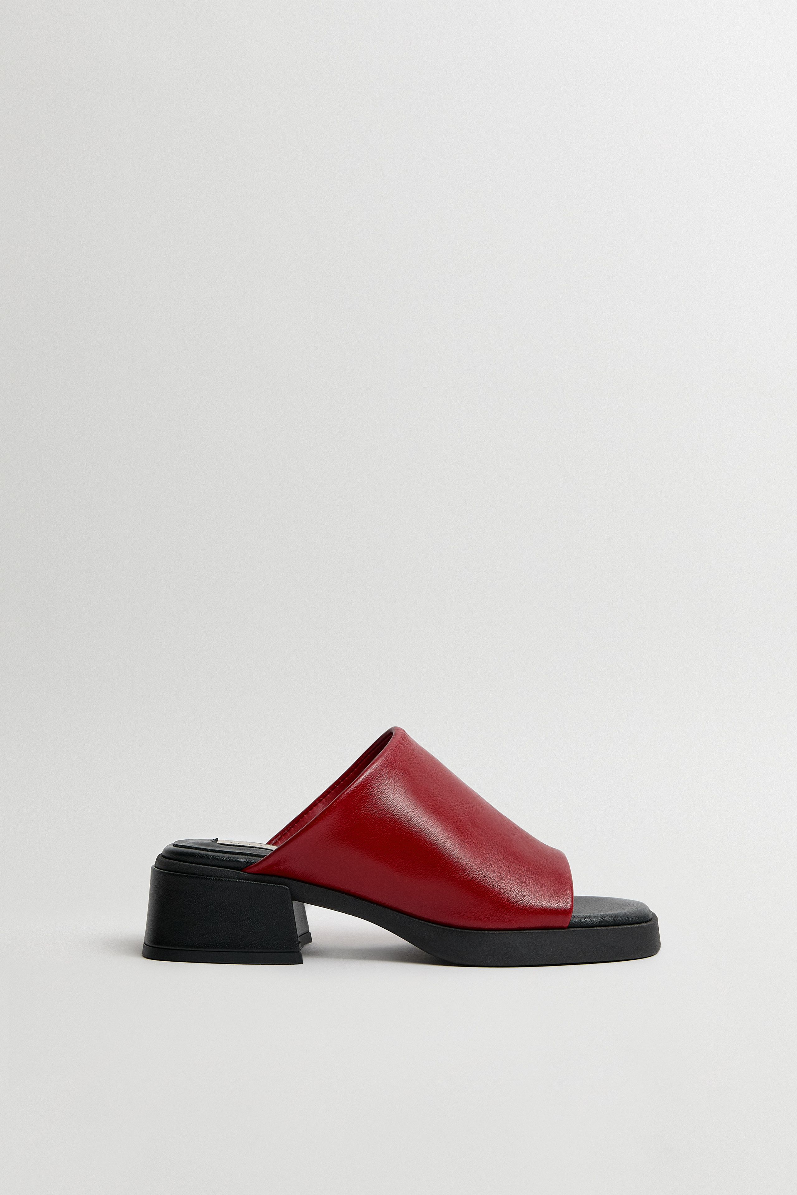 Zooey Sandals - Red Shiny Leather | Miista