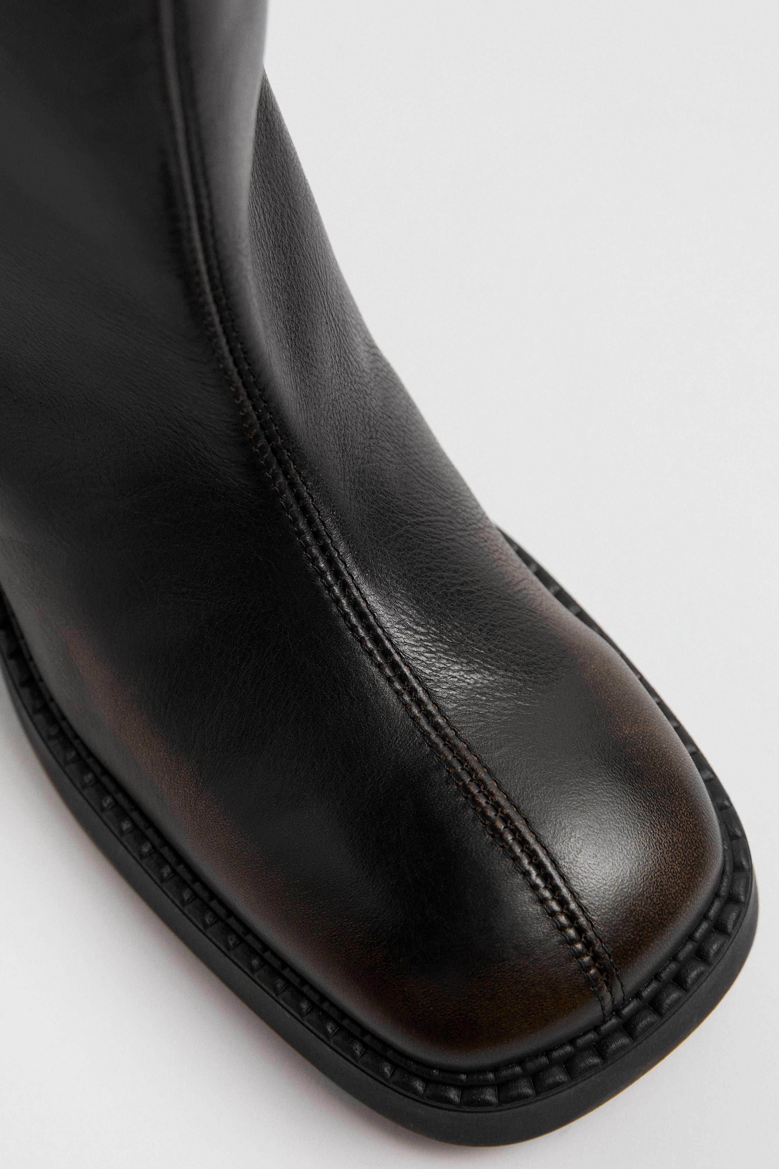 Kristel Brown Tall Boots | Miista | Designed & Handmade in Europe
