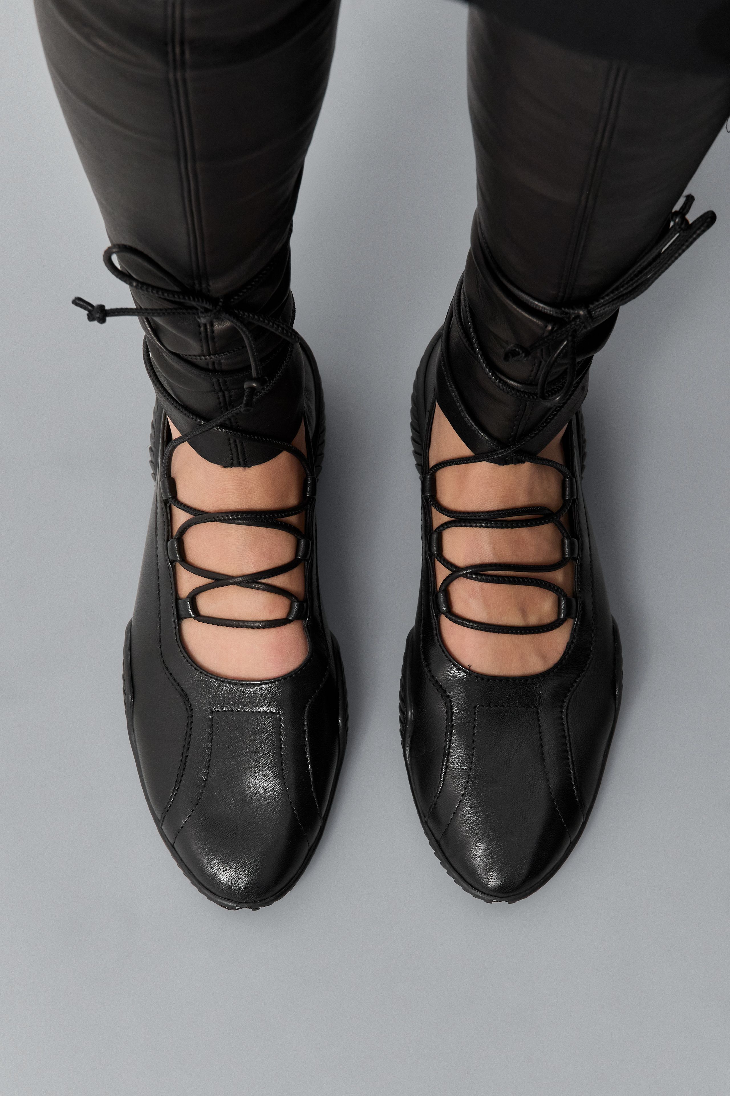 Averie Black Lace Ballerina | Miista | Designed & Handmade in Europe