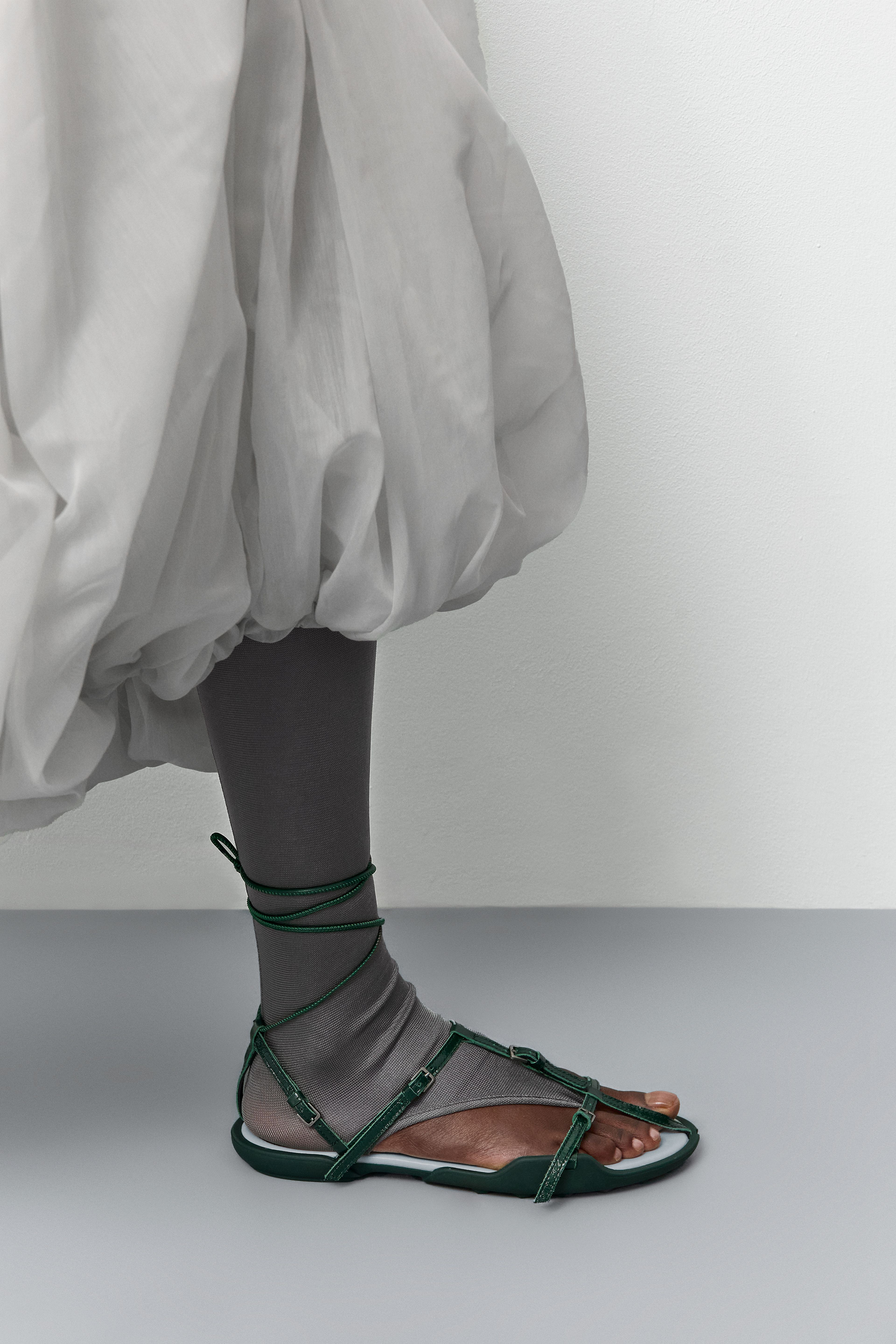 Raeny Mint Lace Up Sandals | Miista | Designed & Handmade in Europe