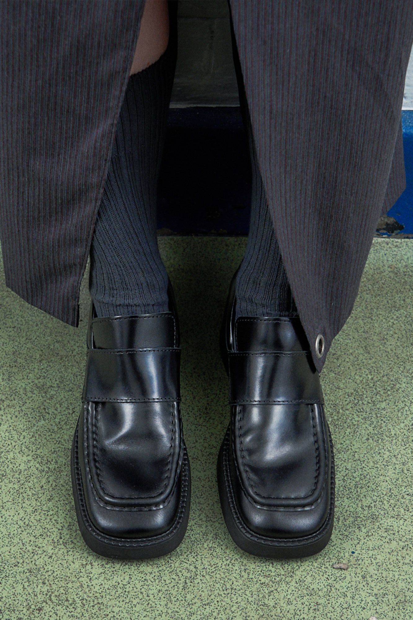 Karina Black Loafers | Miista | Designed & Handmade in Europe