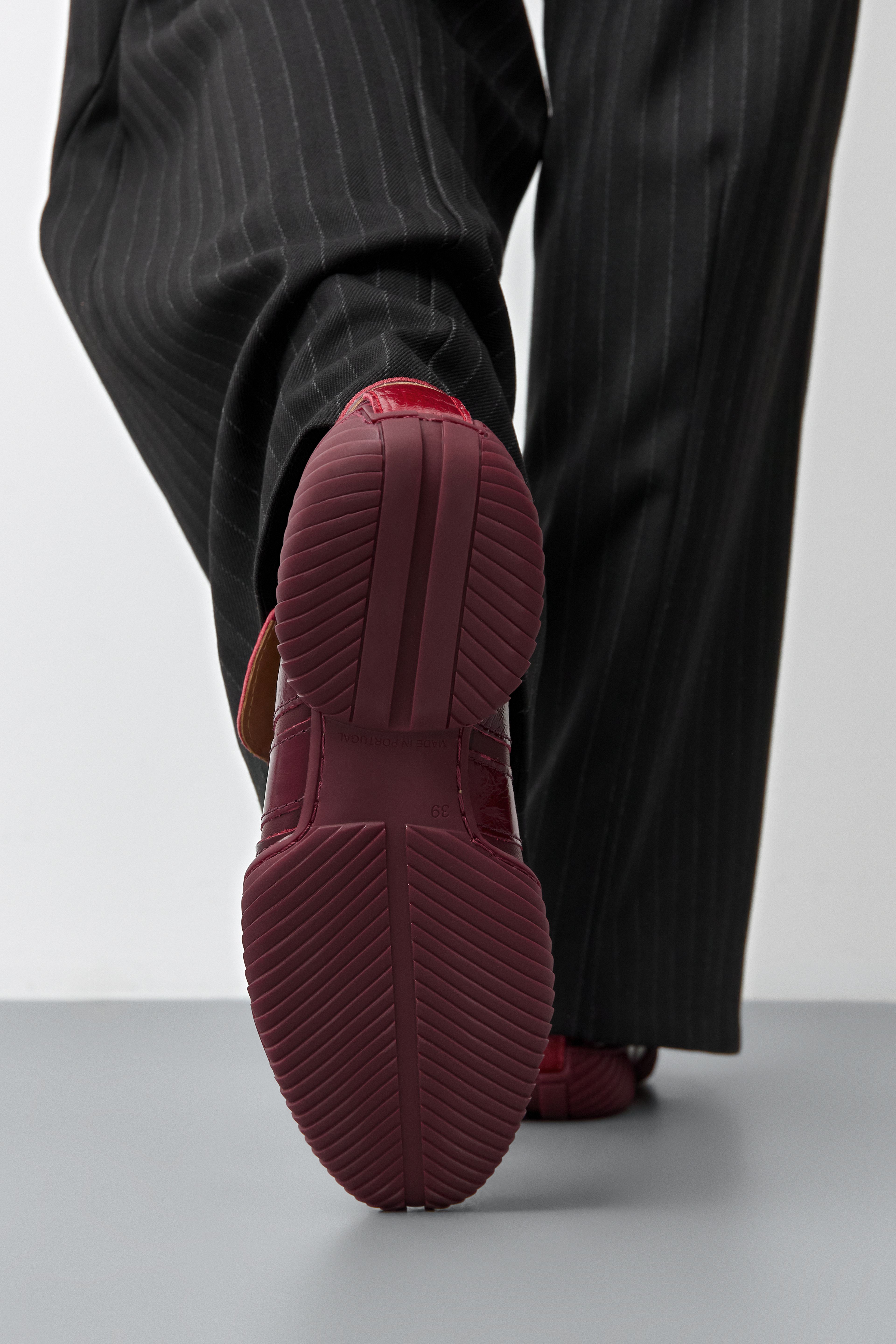 Nikoletta Burgundy Sneakers | Miista | Designed & Handmade in Europe