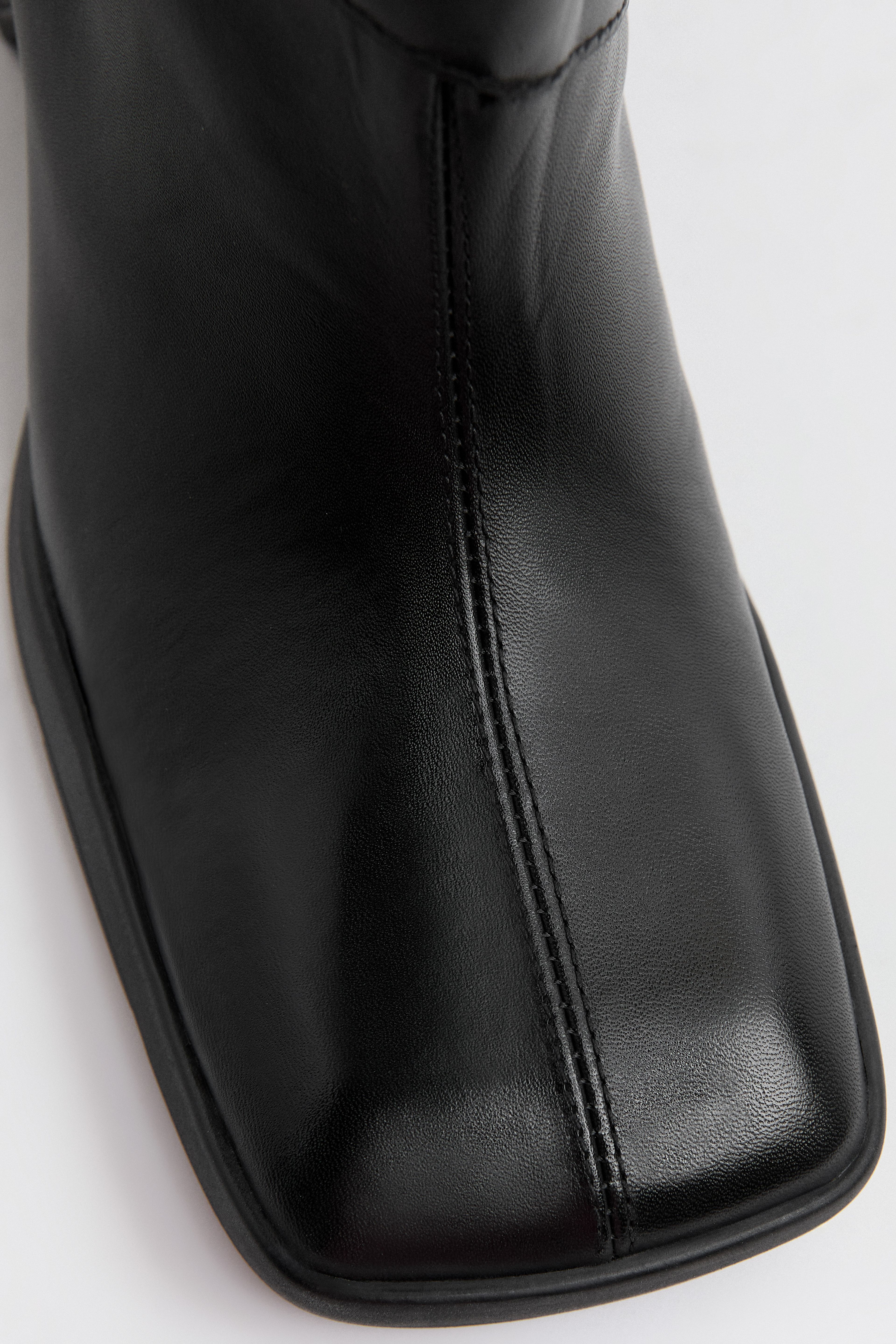 Paola Boots - Black Leather | Miista | Designed & Handmade in Europe