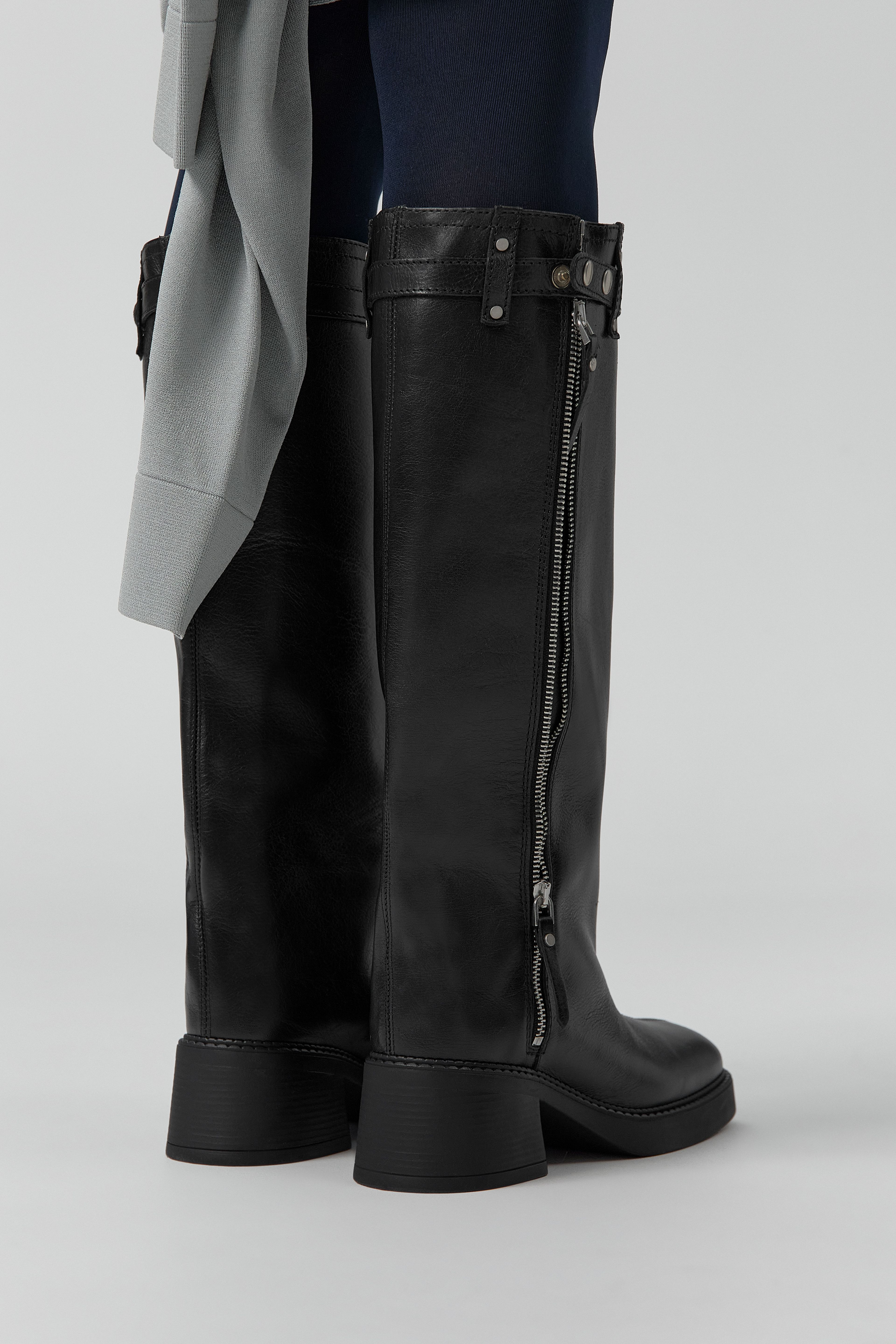 Izolda Boots - Black Leather | Miista | Designed & Handmade in Europe