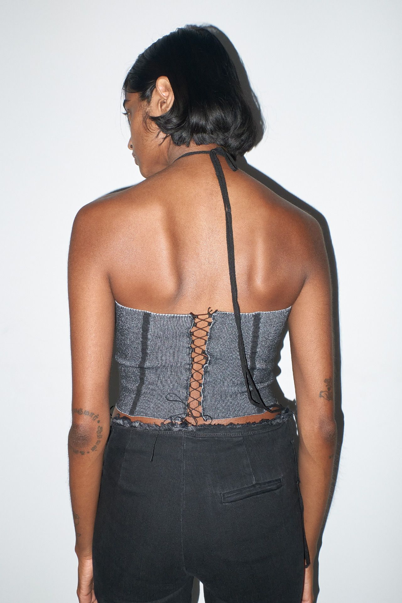 Blume Lightgrey Top | Miista Europe | Made in Spain