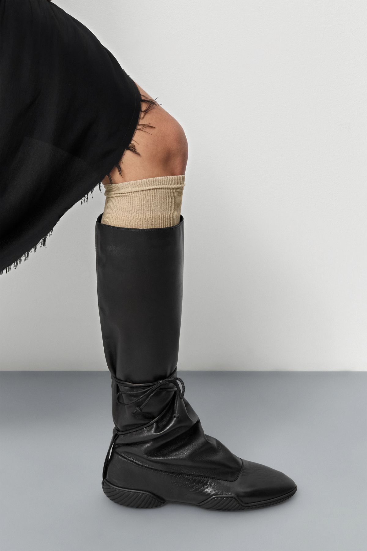 Nikolina Boots - Black Leather