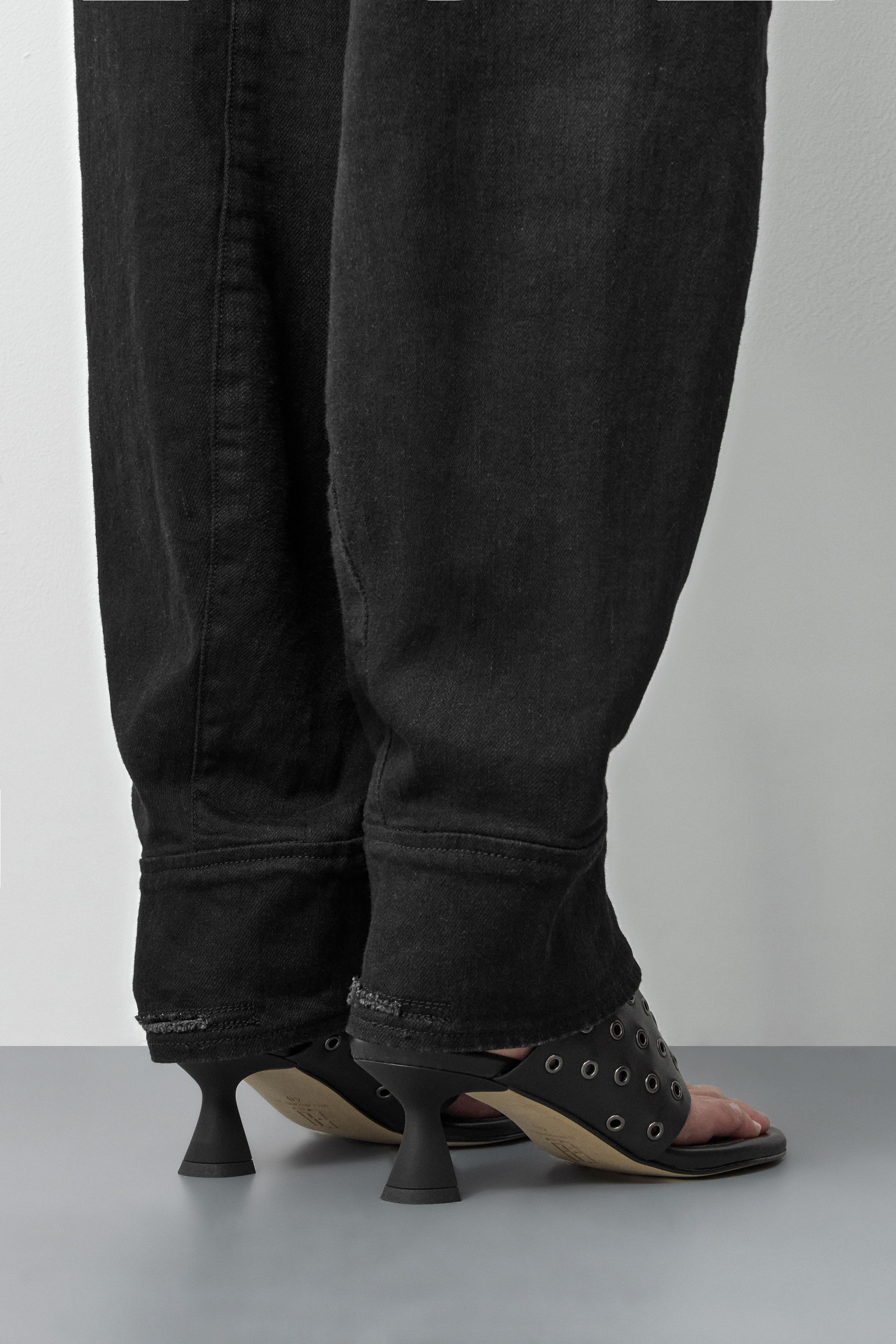 Cedella Black Eyelets Sandals | Miista | Designed & Handmade in Europe