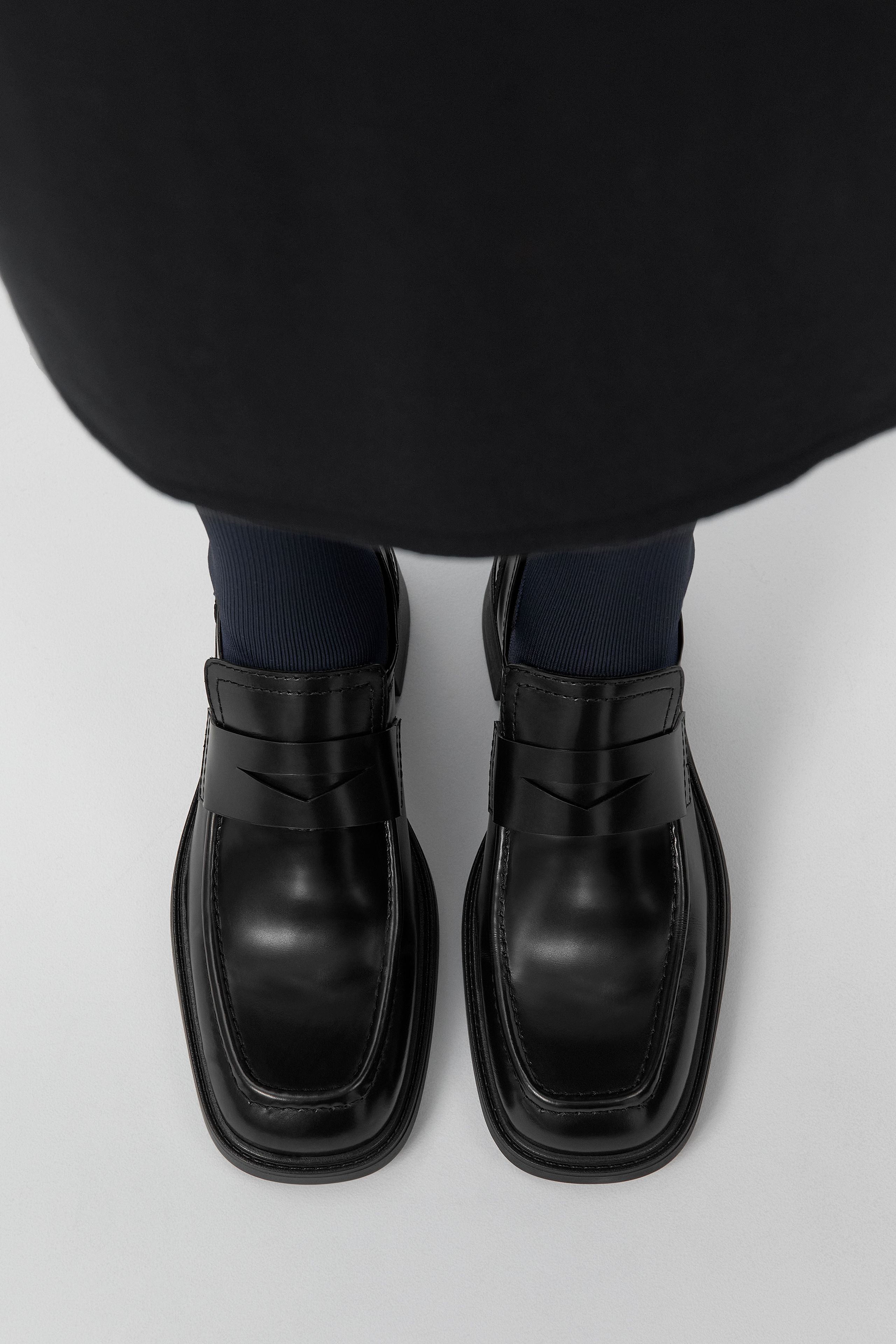 Amelia Loafers - Black Leather | Miista | Designed & Handmade in Europe