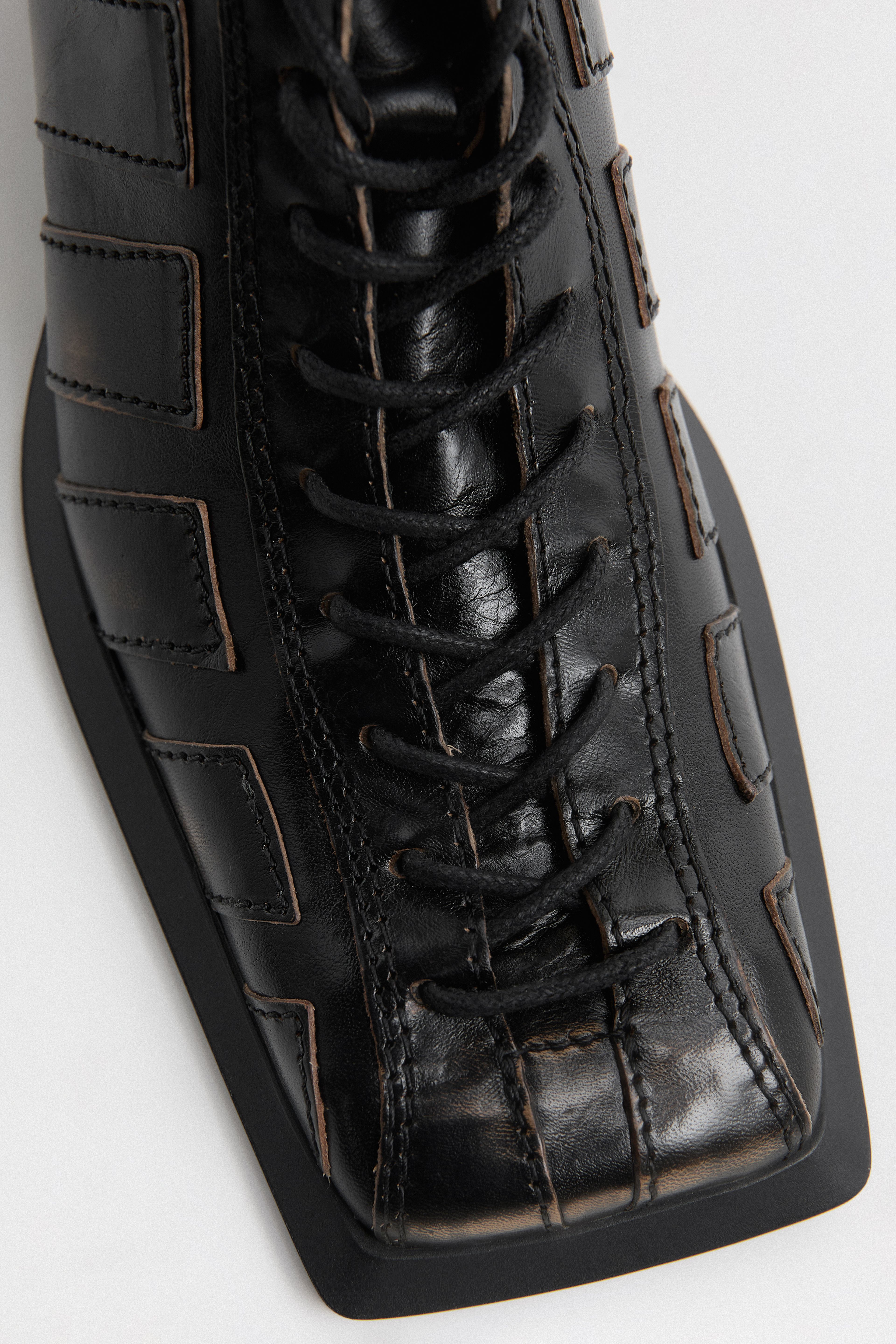 Nelly Boots -  Brown Brush Off Leather | Miista | Designed & Handmade in Europe