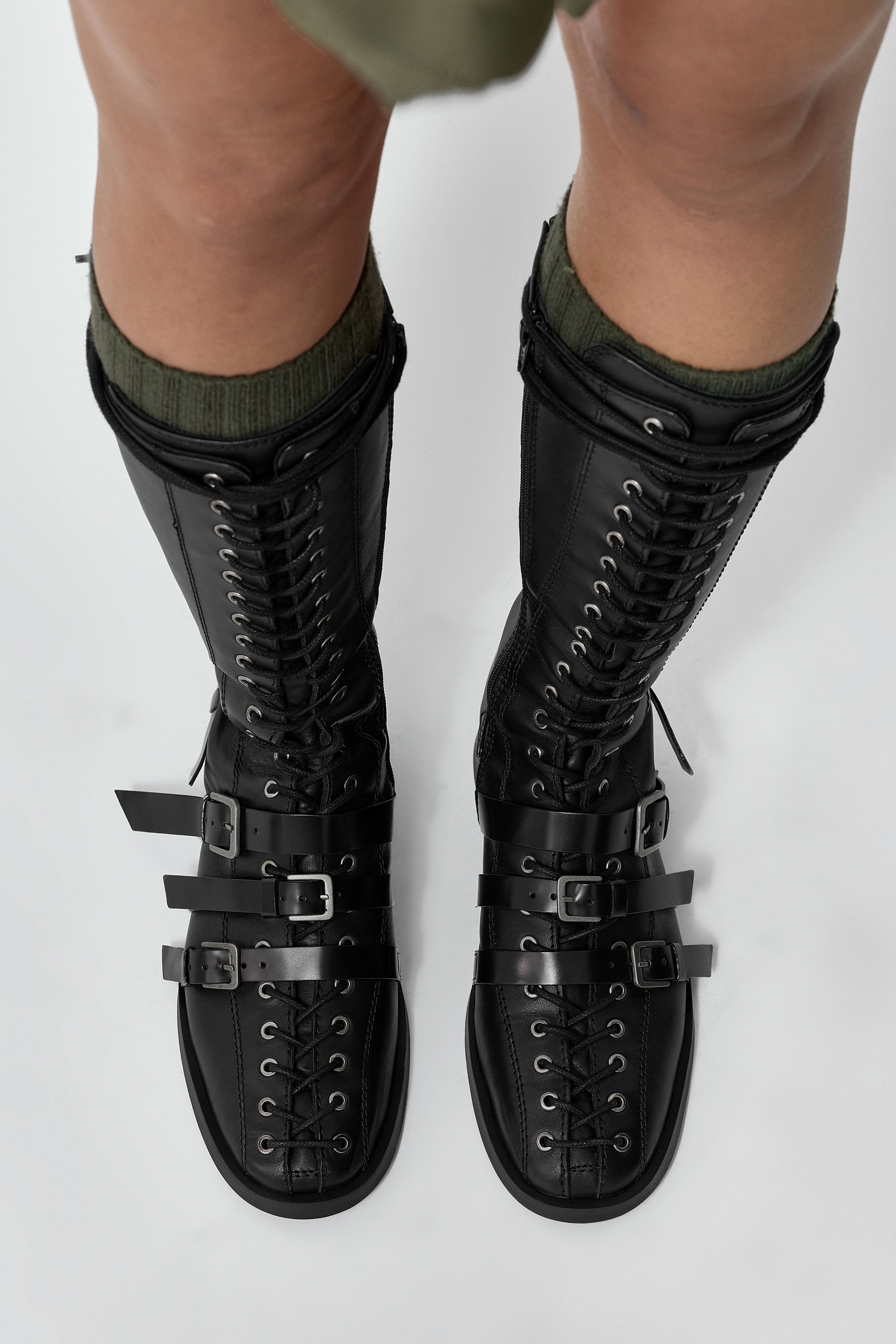 Theresia Boots - Black Leather | Miista | Designed & Handmade in Europe