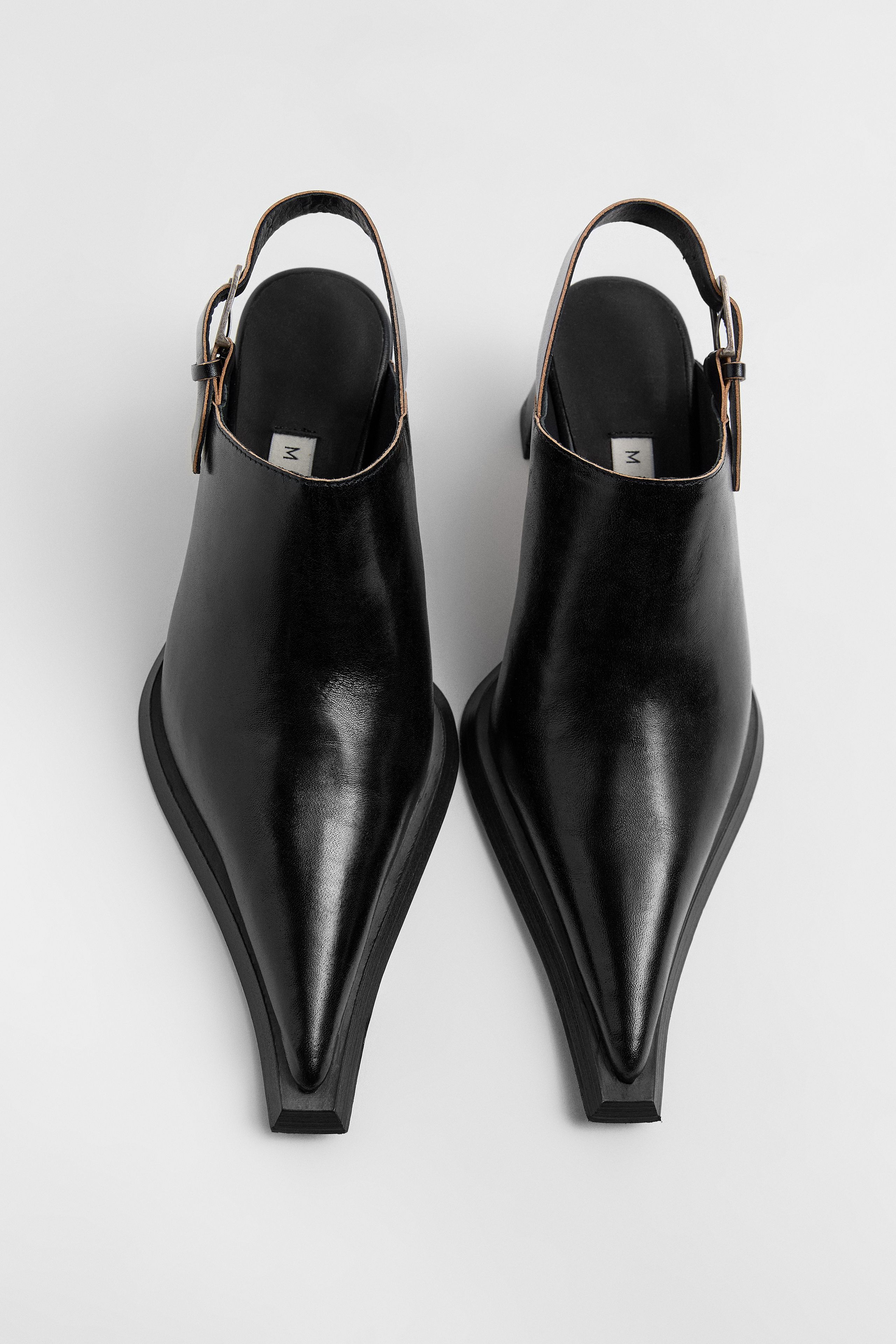 Inma Mules - Black Leather | Miista
