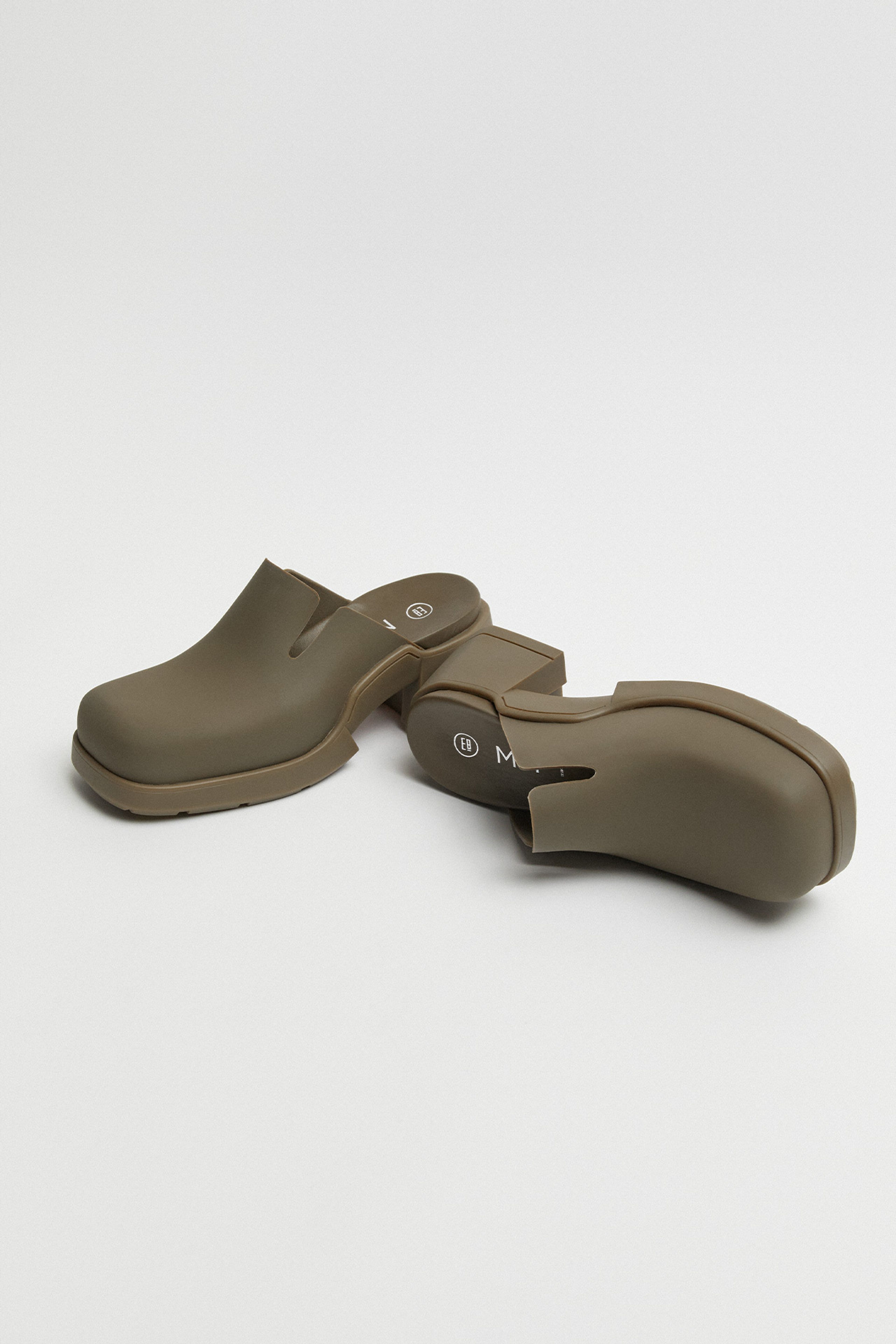 Blissa Khaki Mules | Miista Europe | Made in Portugal