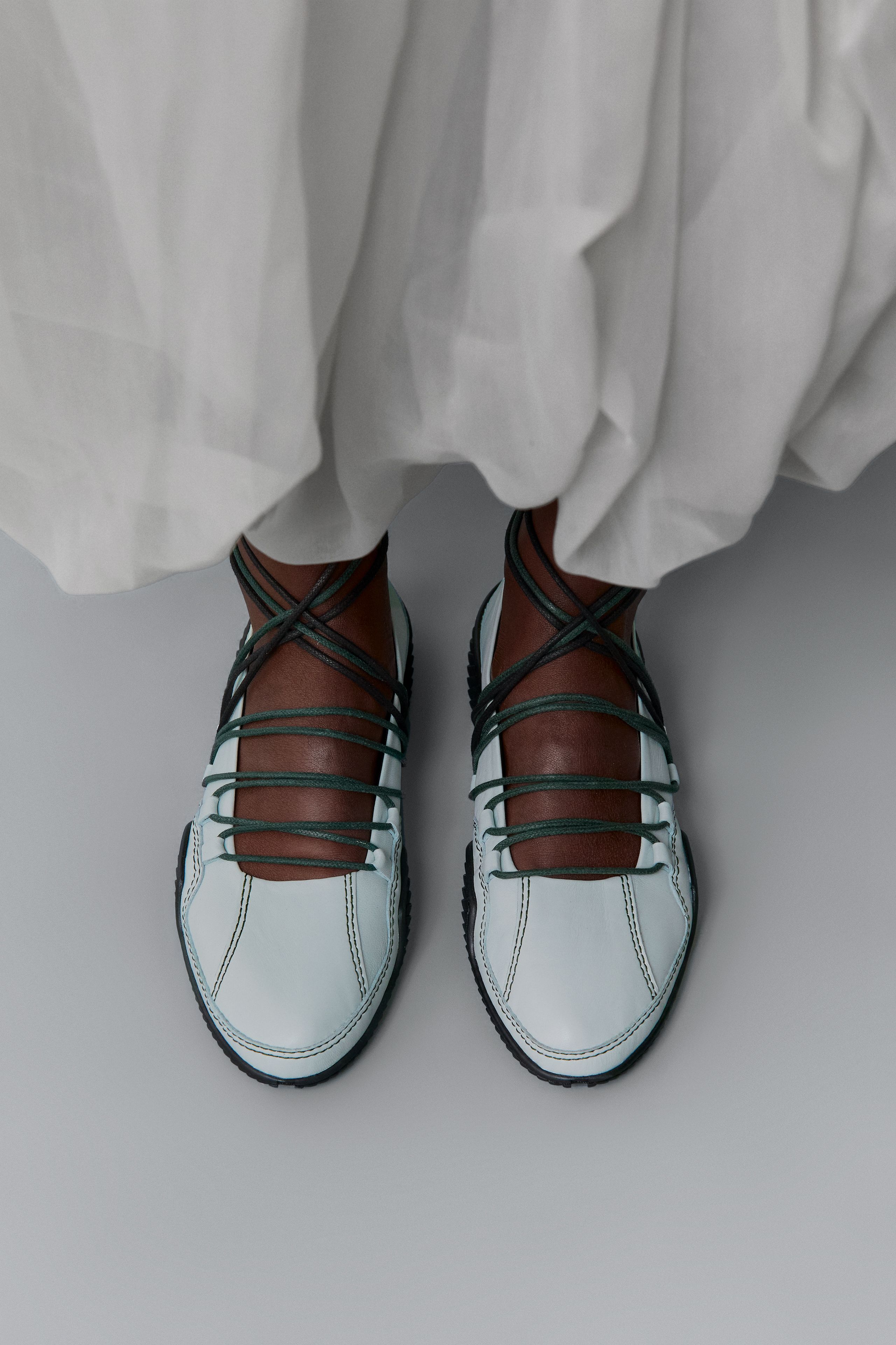 Norby Ballerinas - Mint Leather | Miista