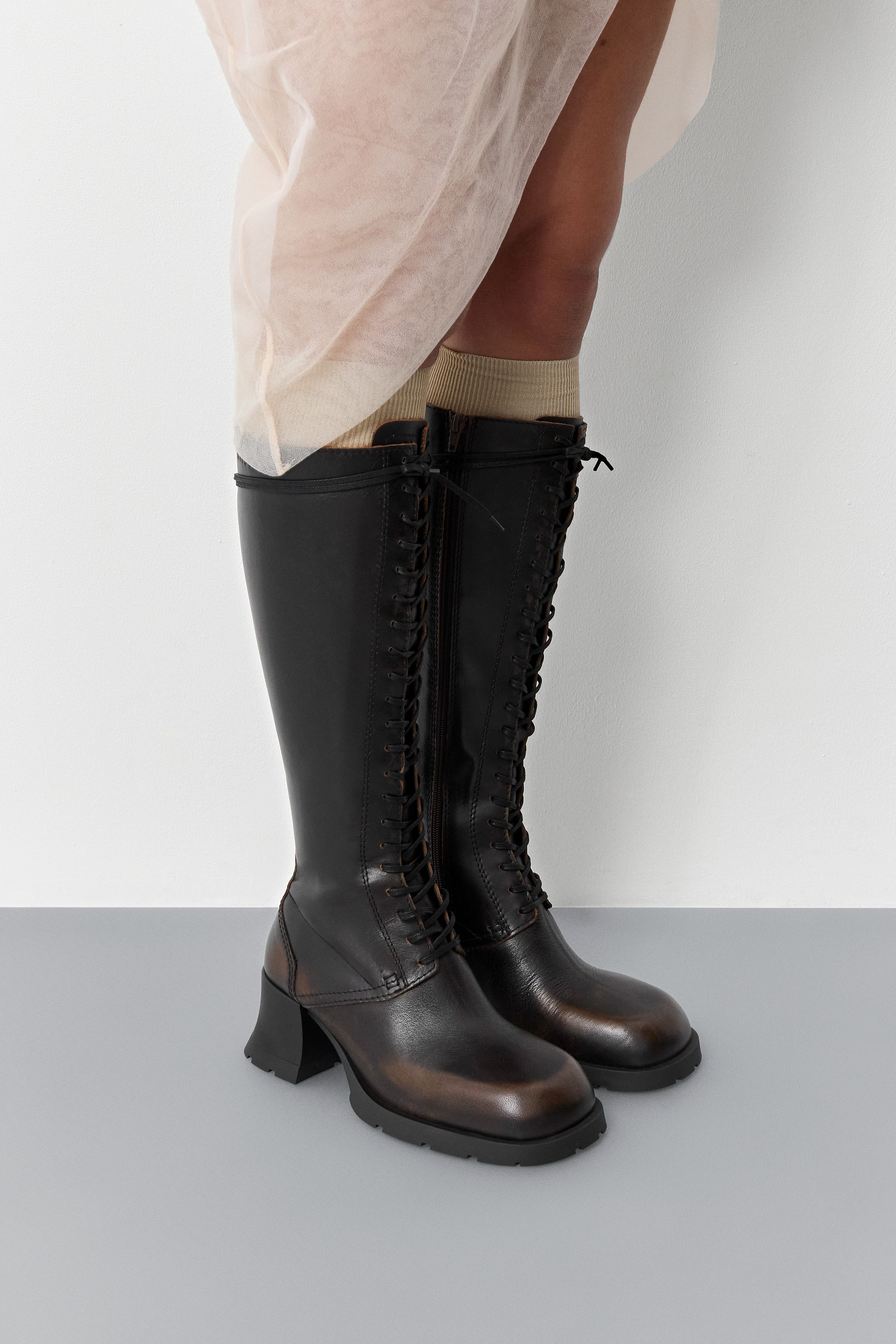 miista Sigrid Boots Brown Brushed Leather Top Sale | Shoes
