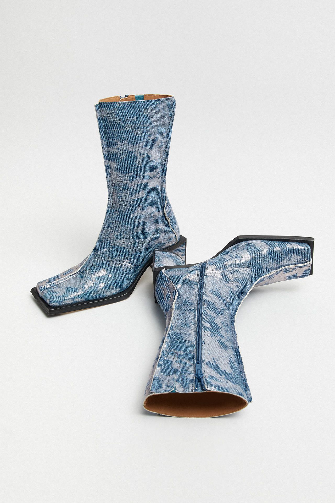 Blue Reiko Boots by Miista on Sale