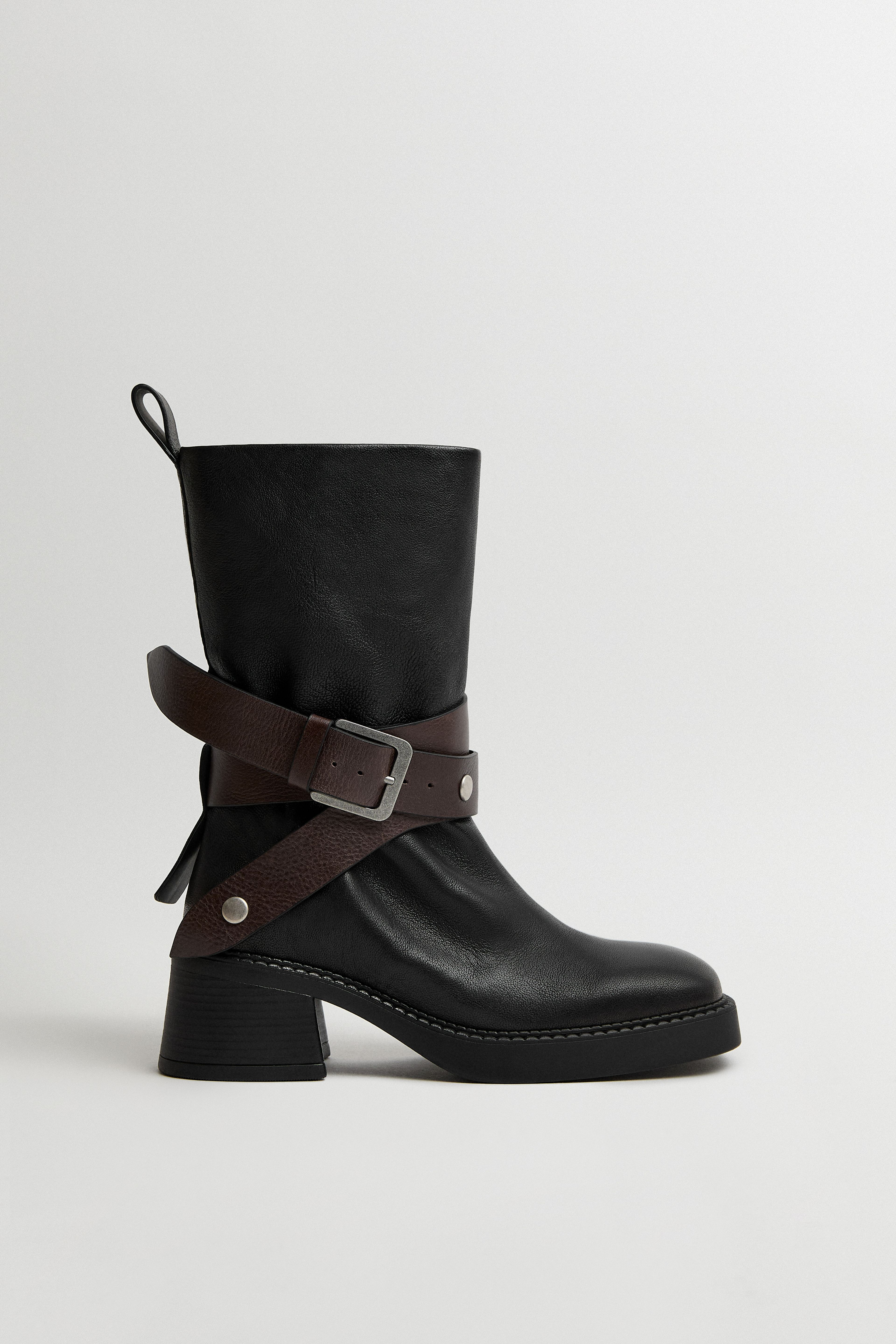 Janina Boots - Black Leather | Miista | Designed & Handmade in Europe
