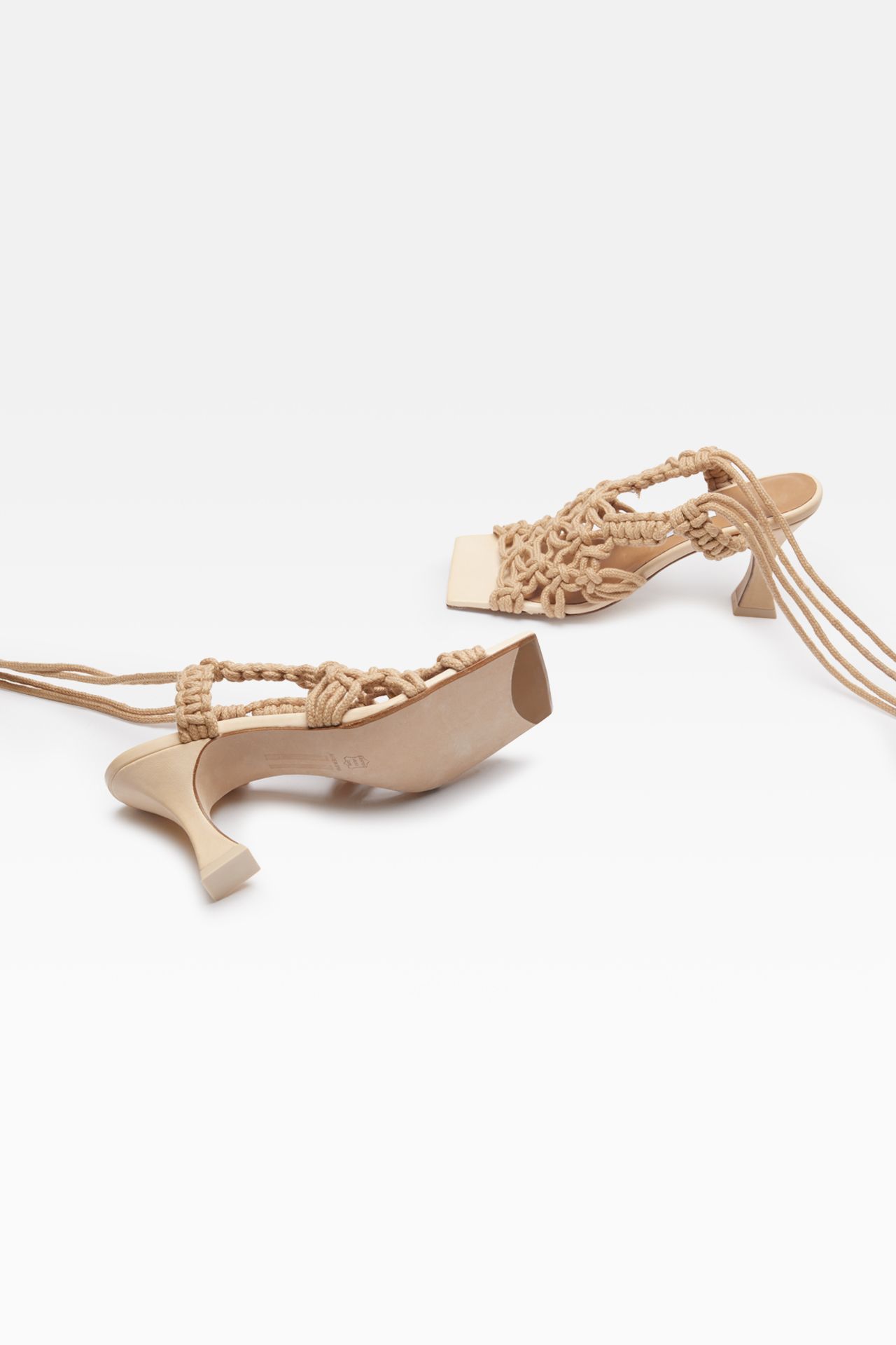 Stephanie Beige Sandals | Miista