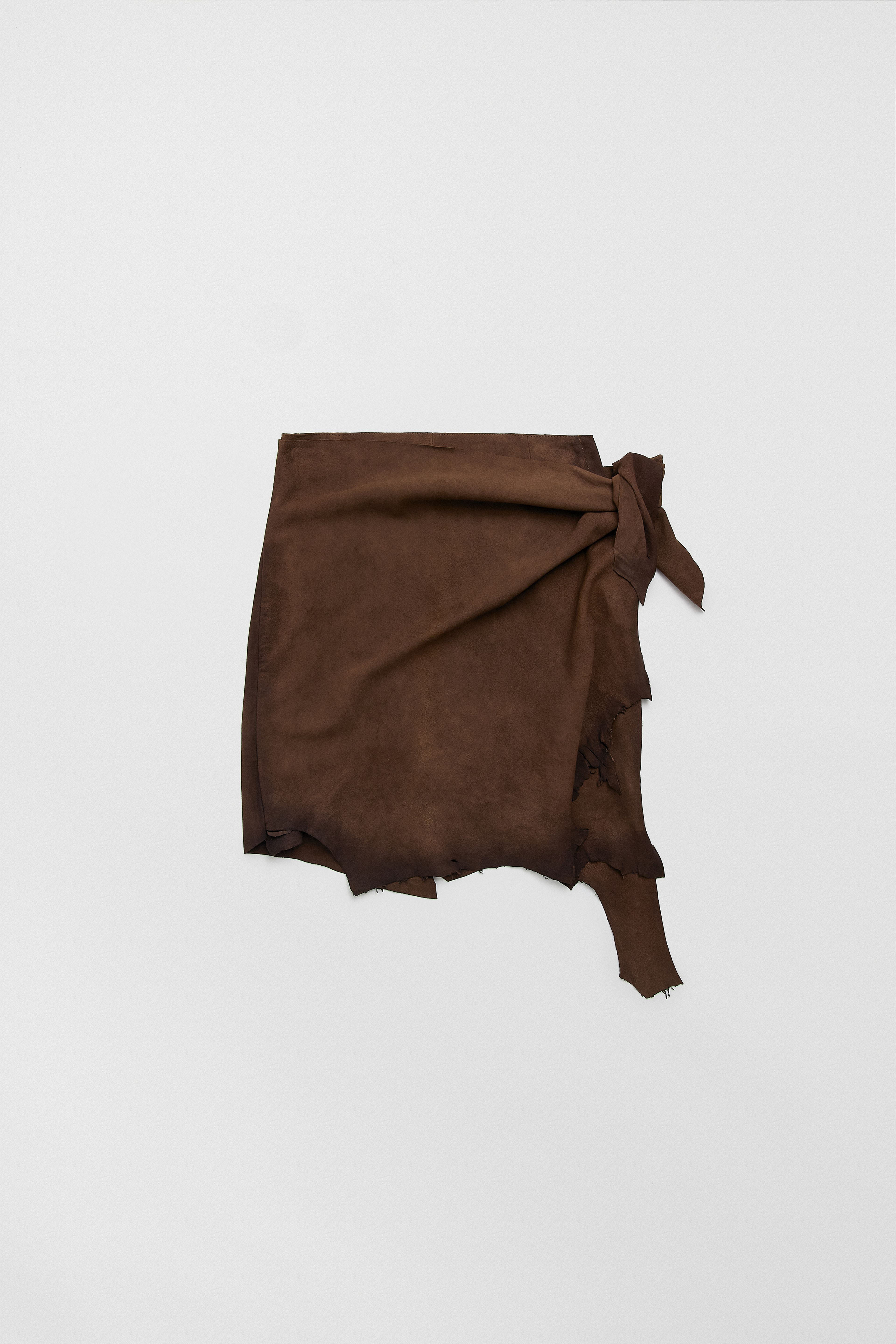 Lupe Wrapped Leather Skirt | Miista | Designed & Handmade in Europe
