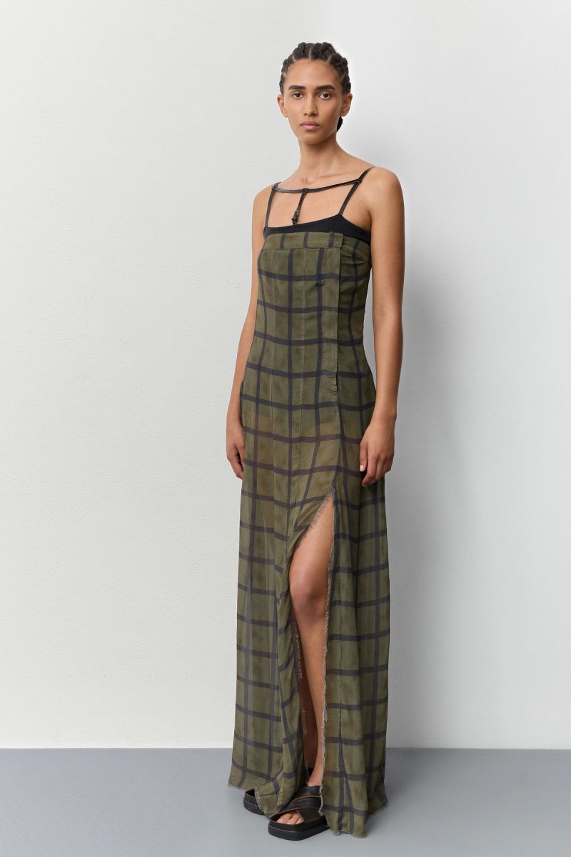 Kelemi Georgette Check Dress