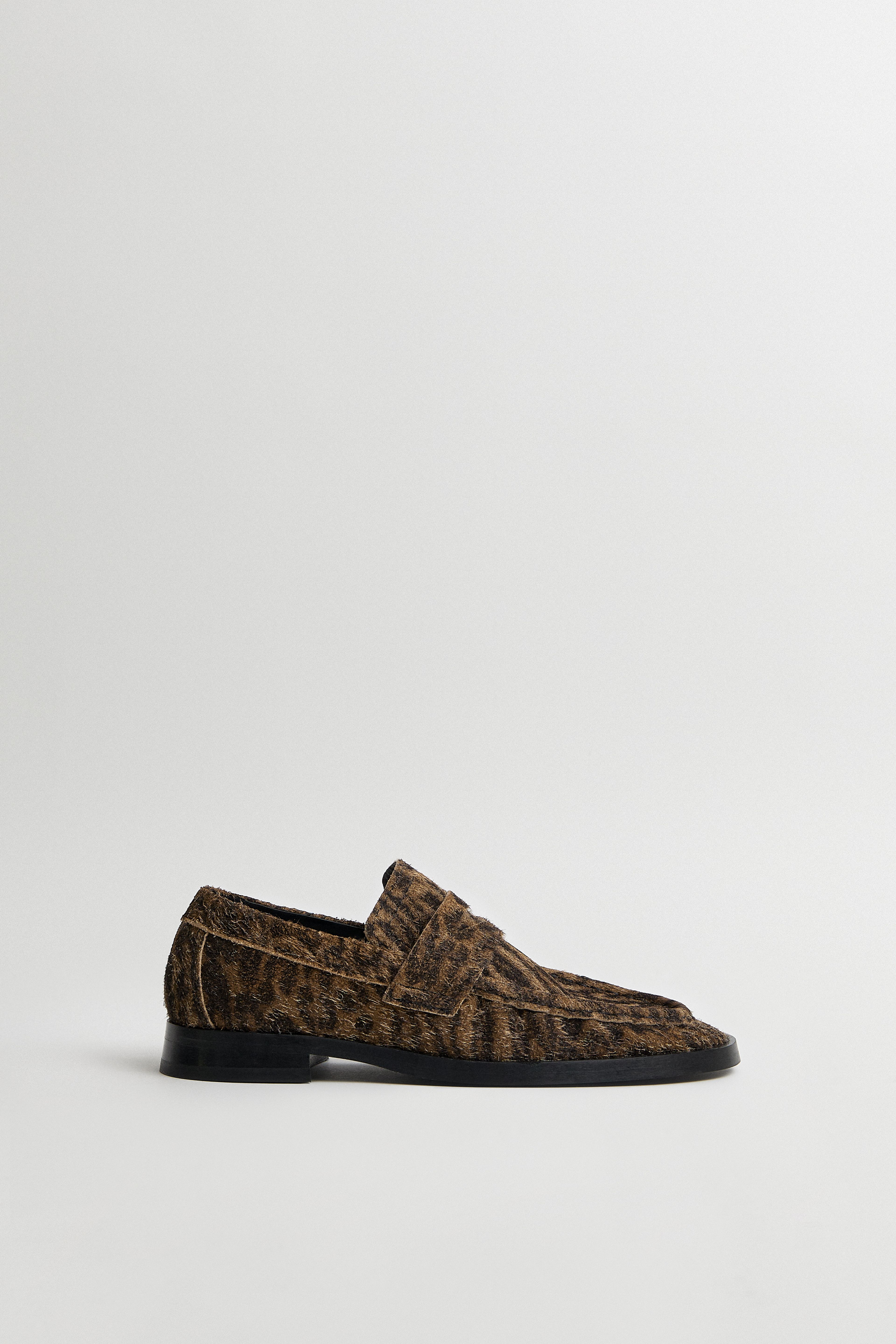 Zita Loafers Animal Print Hairy Leather | Miista | Designed & Handmade in Europe
