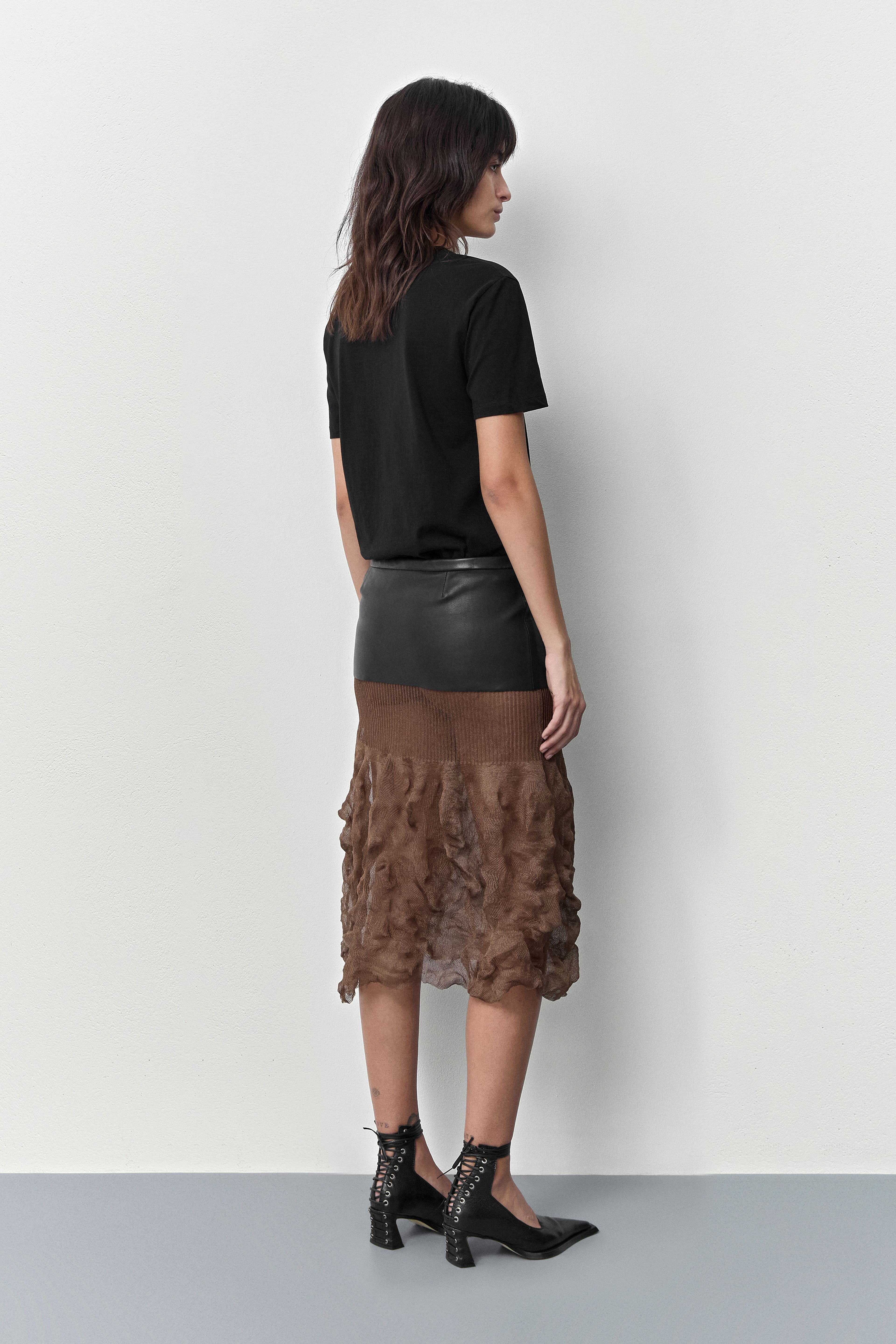 Thate Black Leather Pocket Lace Belt | Miista | Designed & Handmade in Europe