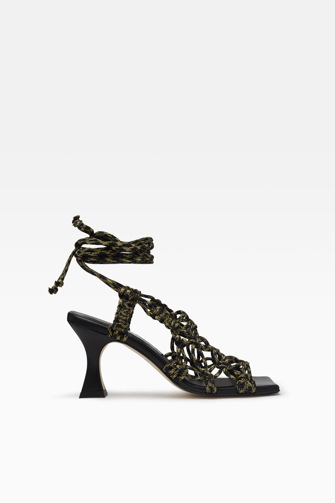 Stephanie Black Sandals | Miista