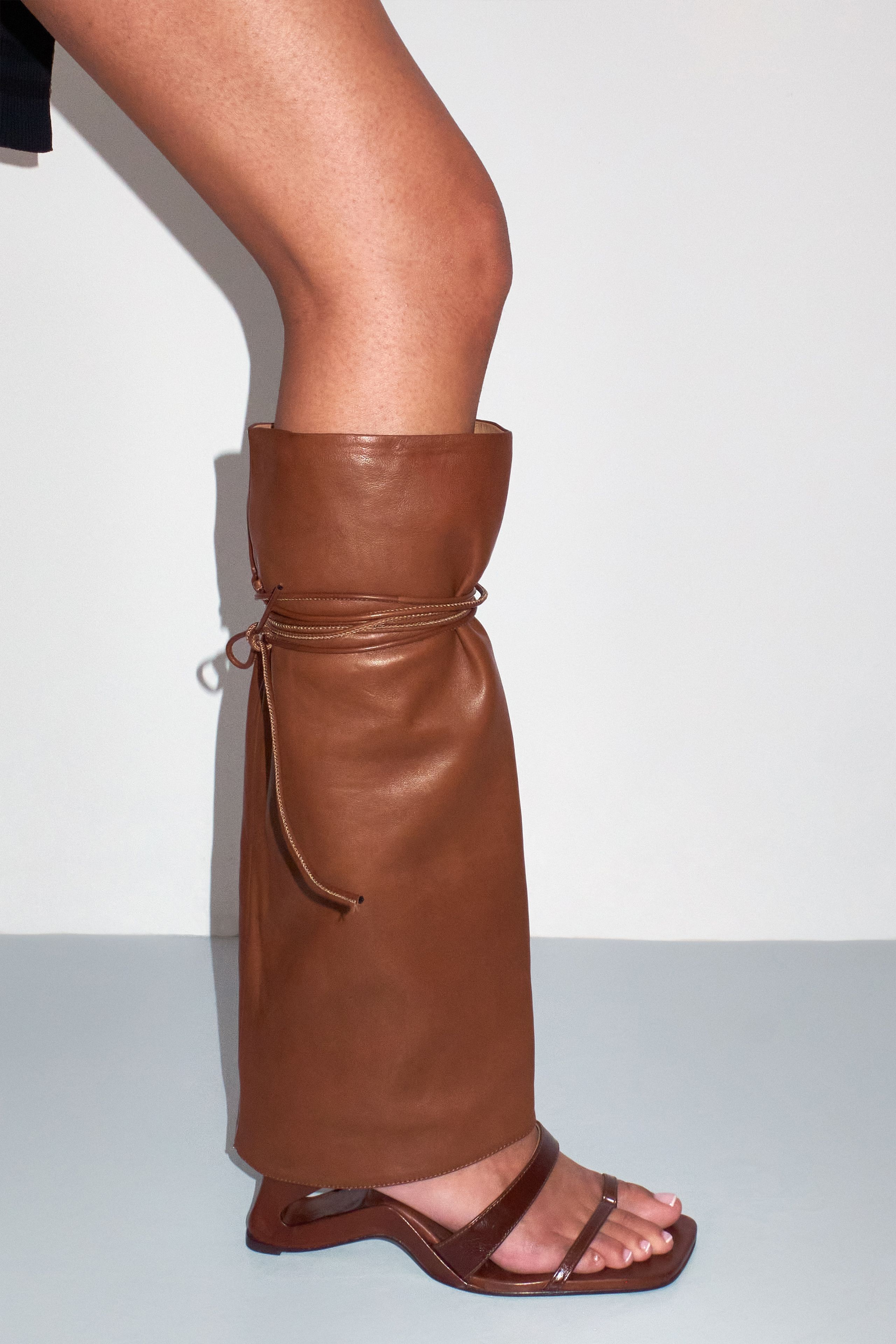 Samia Brown Sandals | Miista