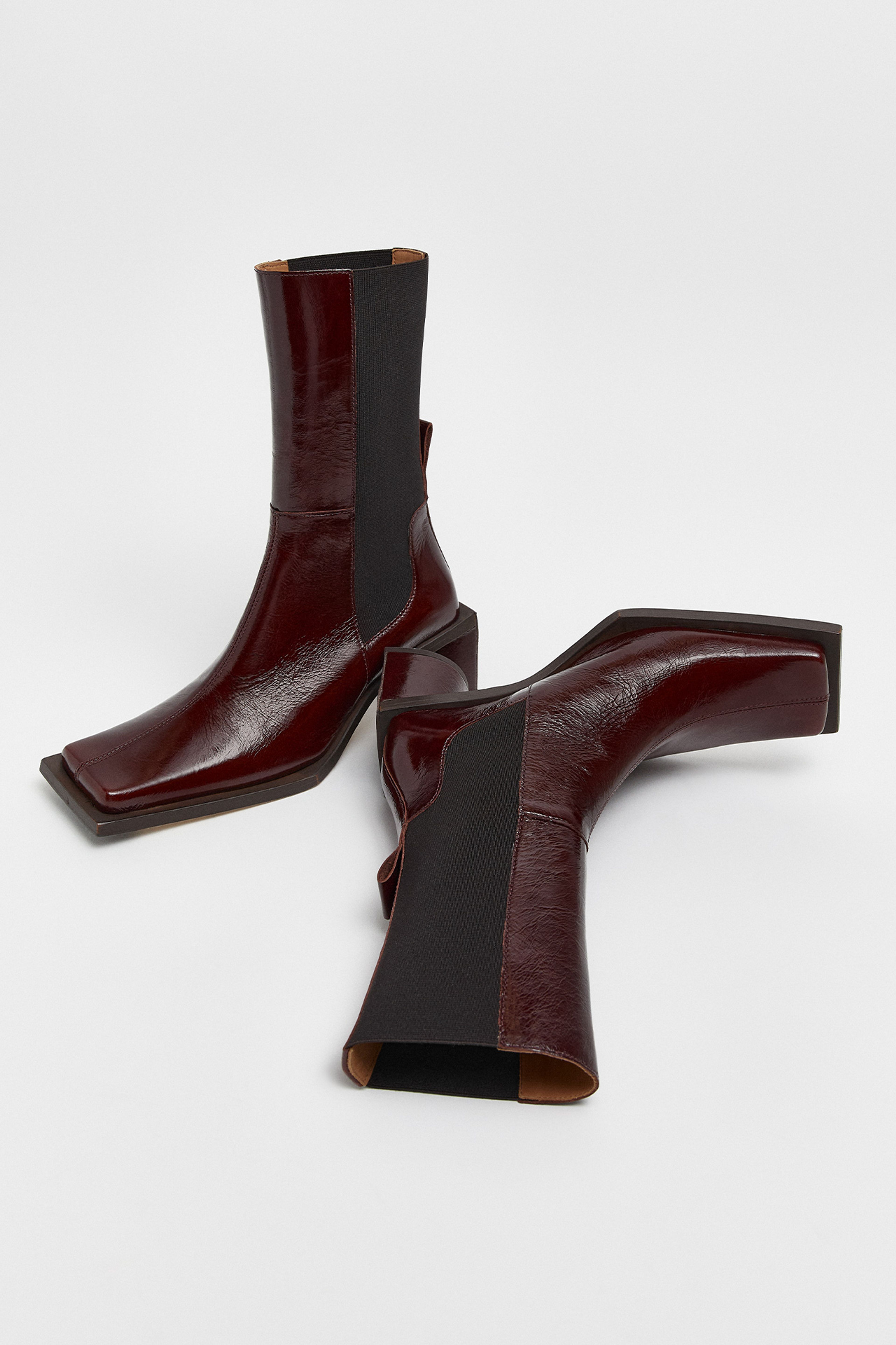 Minnie Brown Malory Boots | Miista Europe | Made In Portugal