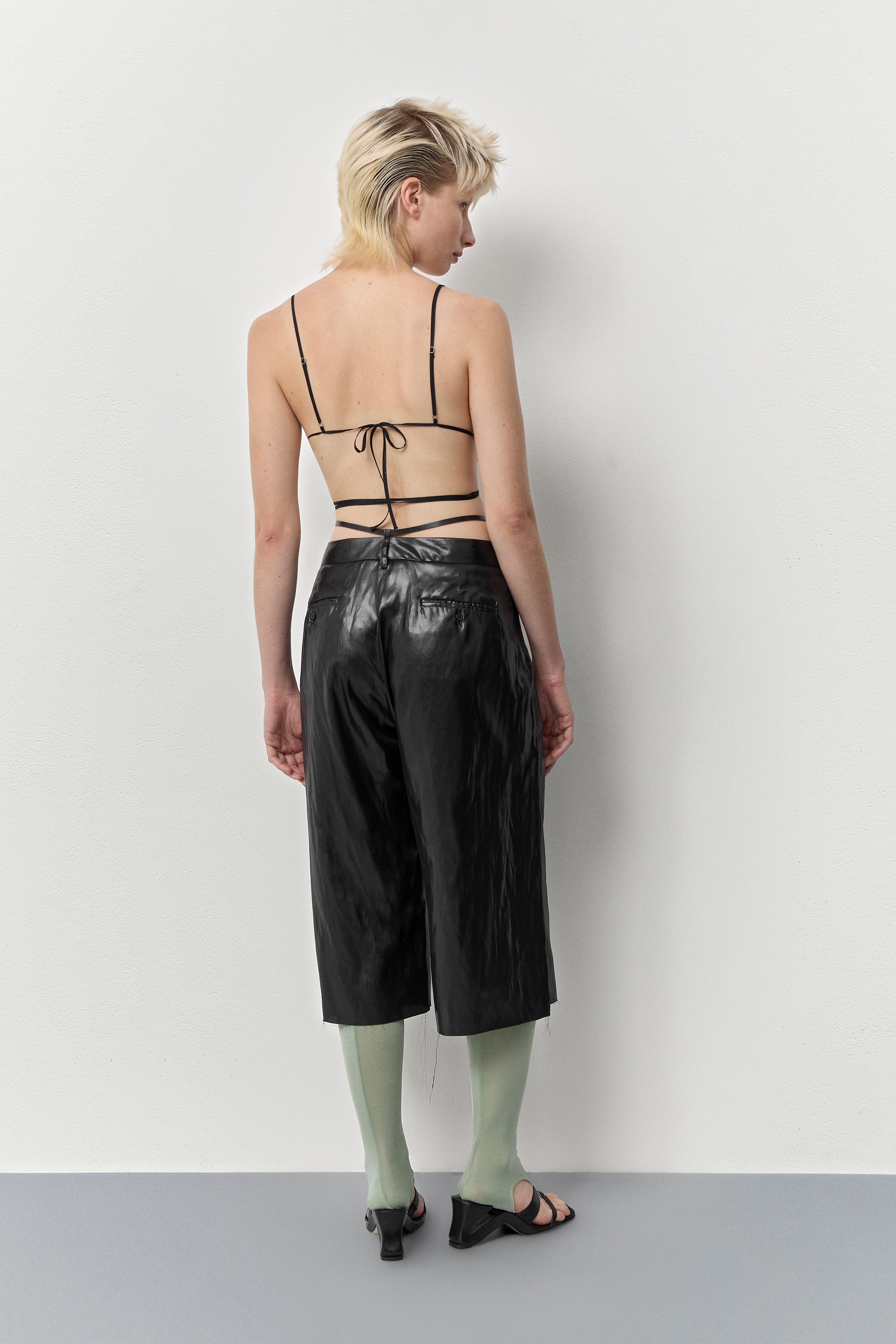 Luneth Black Bermuda | Miista | Designed & Handmade in Europe