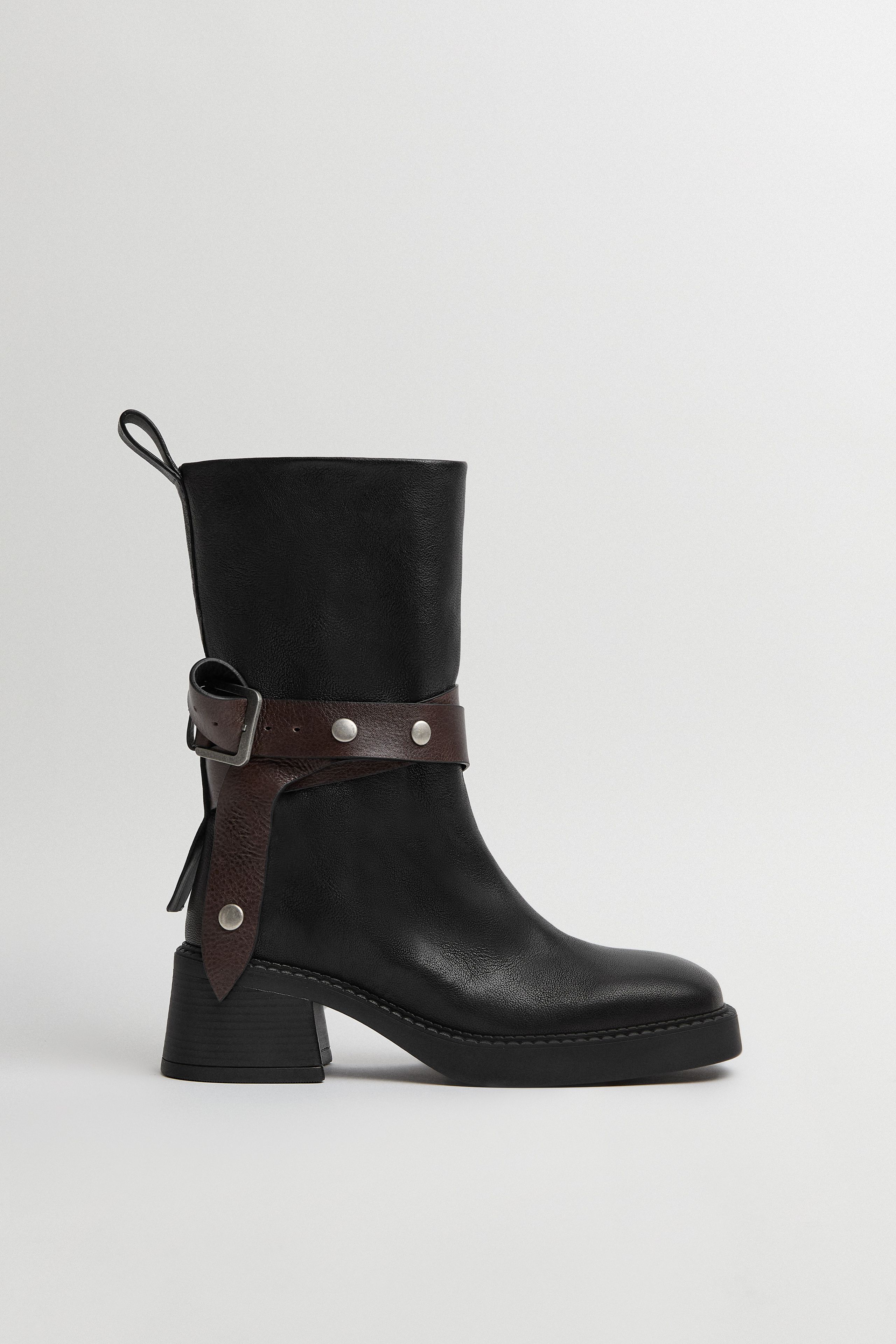 Janina Boots - Black Leather | Miista | Designed & Handmade in Europe