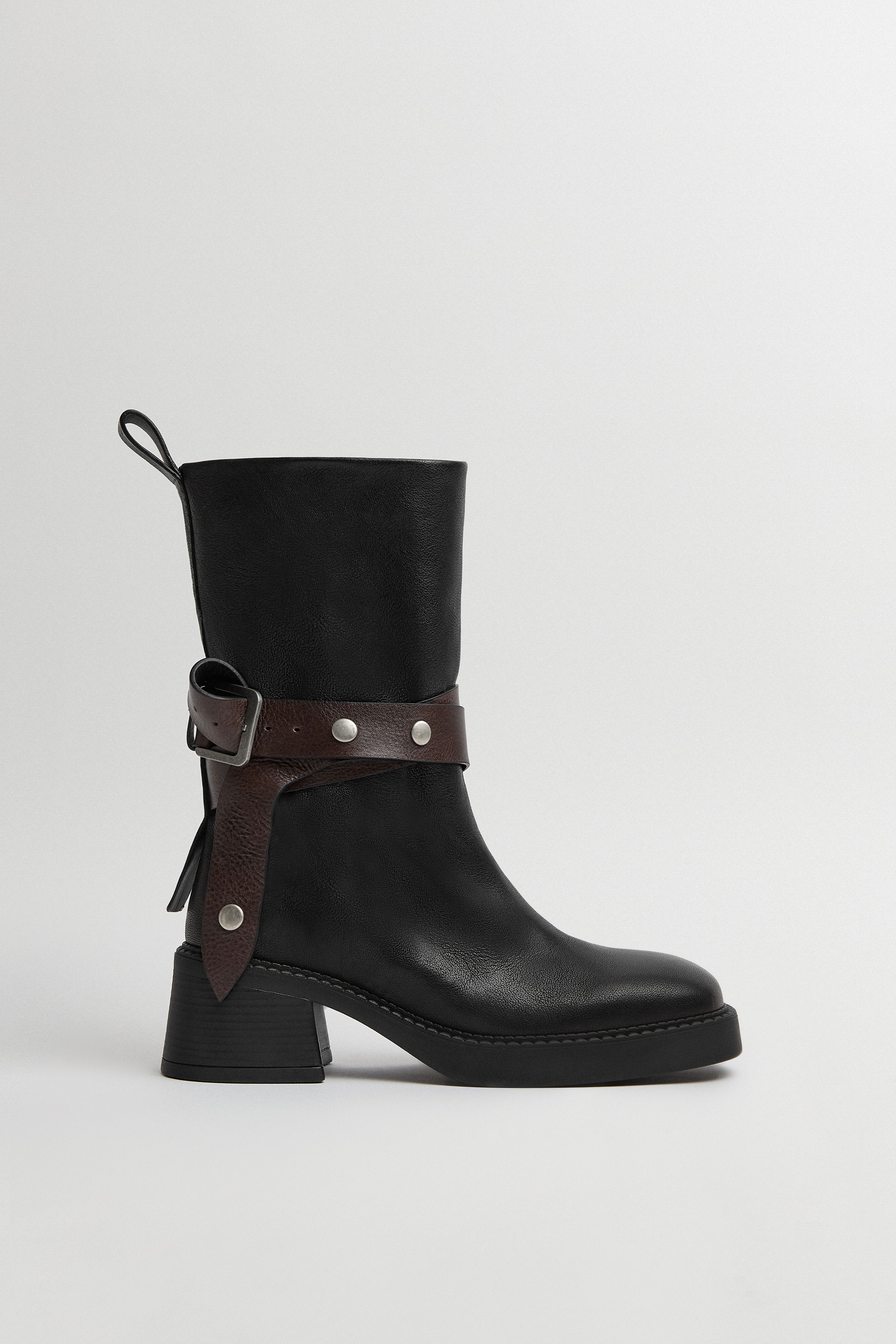 Janina Boots - Black Leather | Miista | Designed & Handmade in Europe