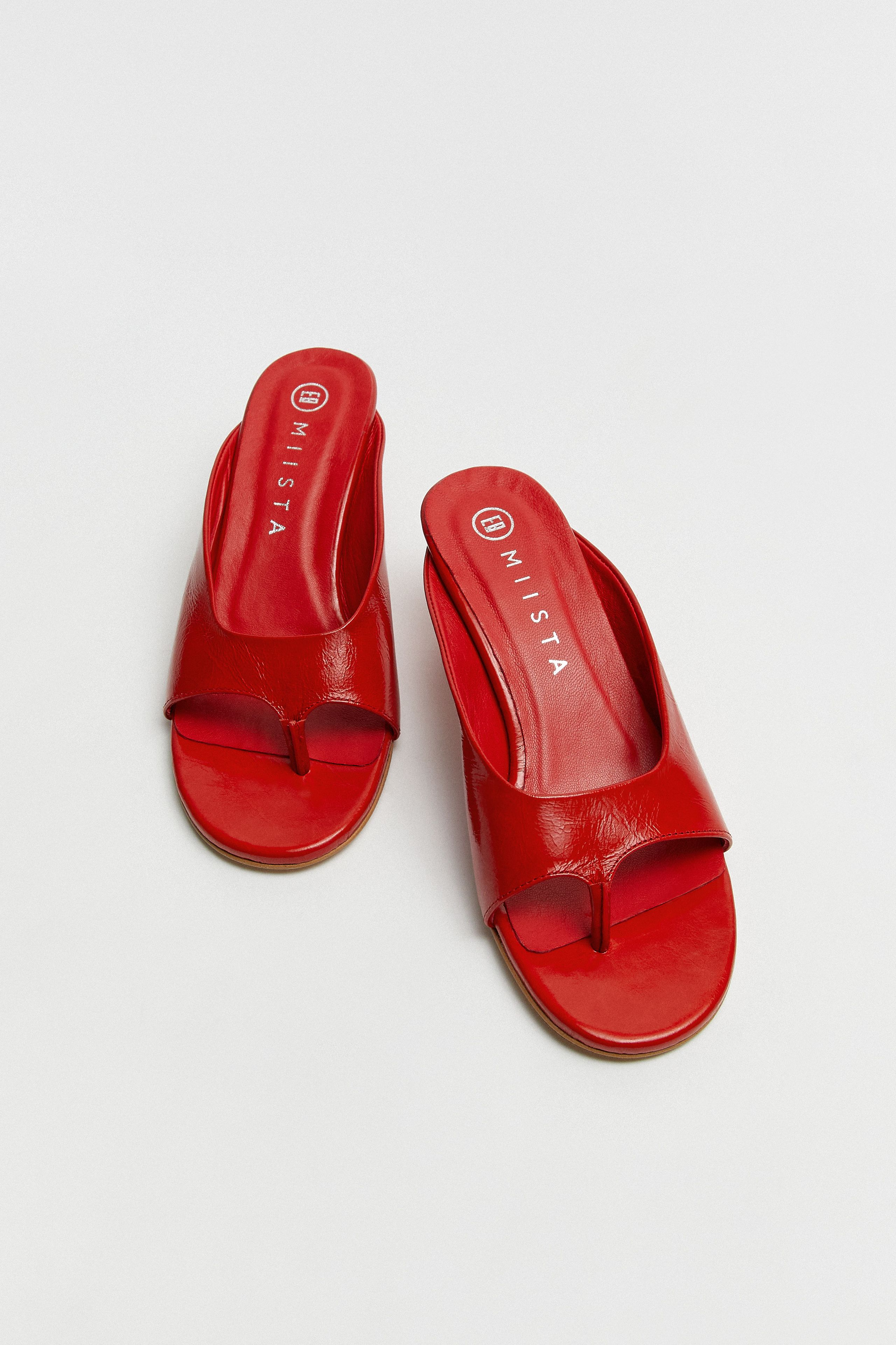 サンダル・ミュール MIISTA Women Sandals MI 5646 RED Red MIISTA Women Sandals MI 5646 RED Red (miista/サンダル