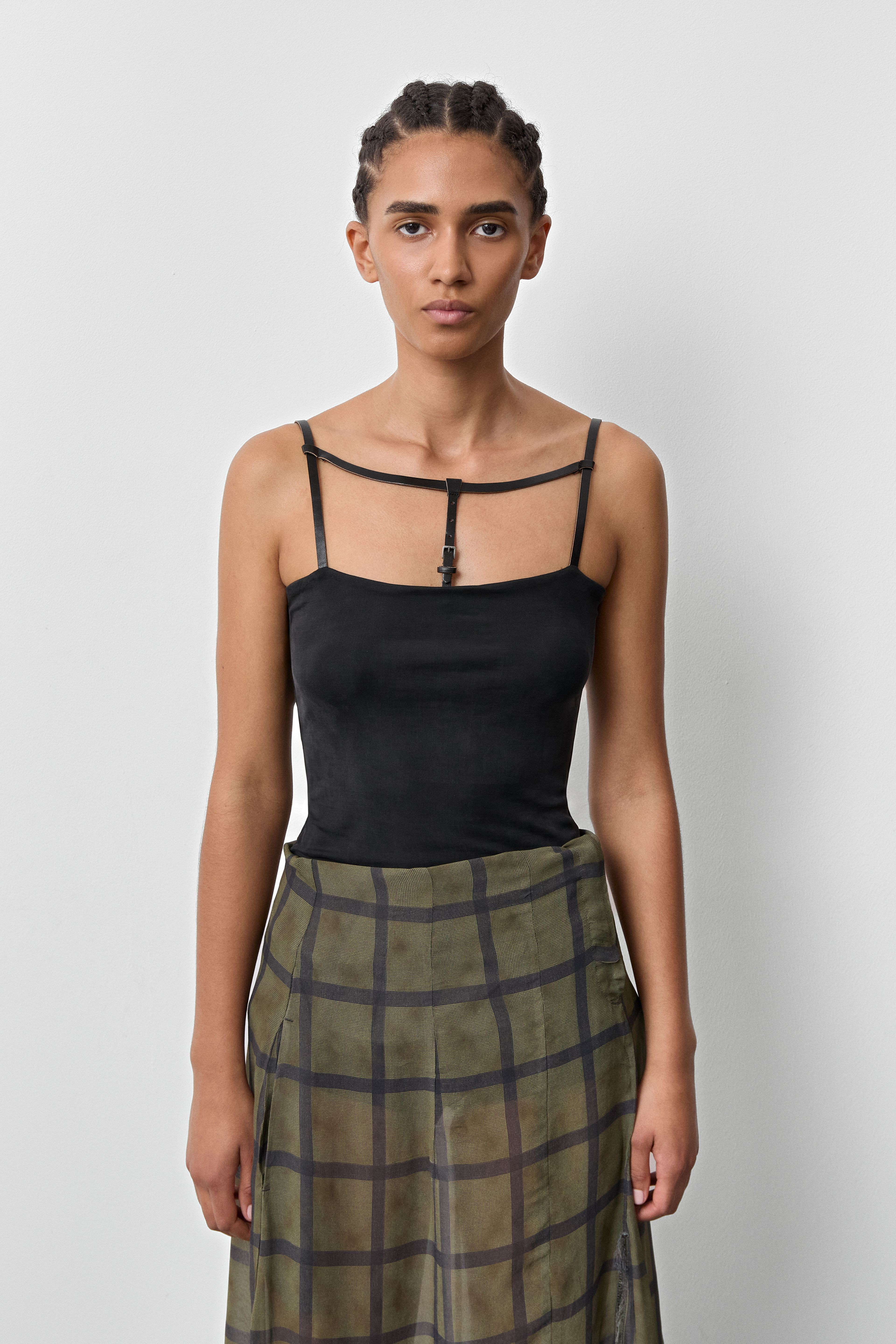 Ismera Black Rib Top | Miista | Designed & Handmade in Europe