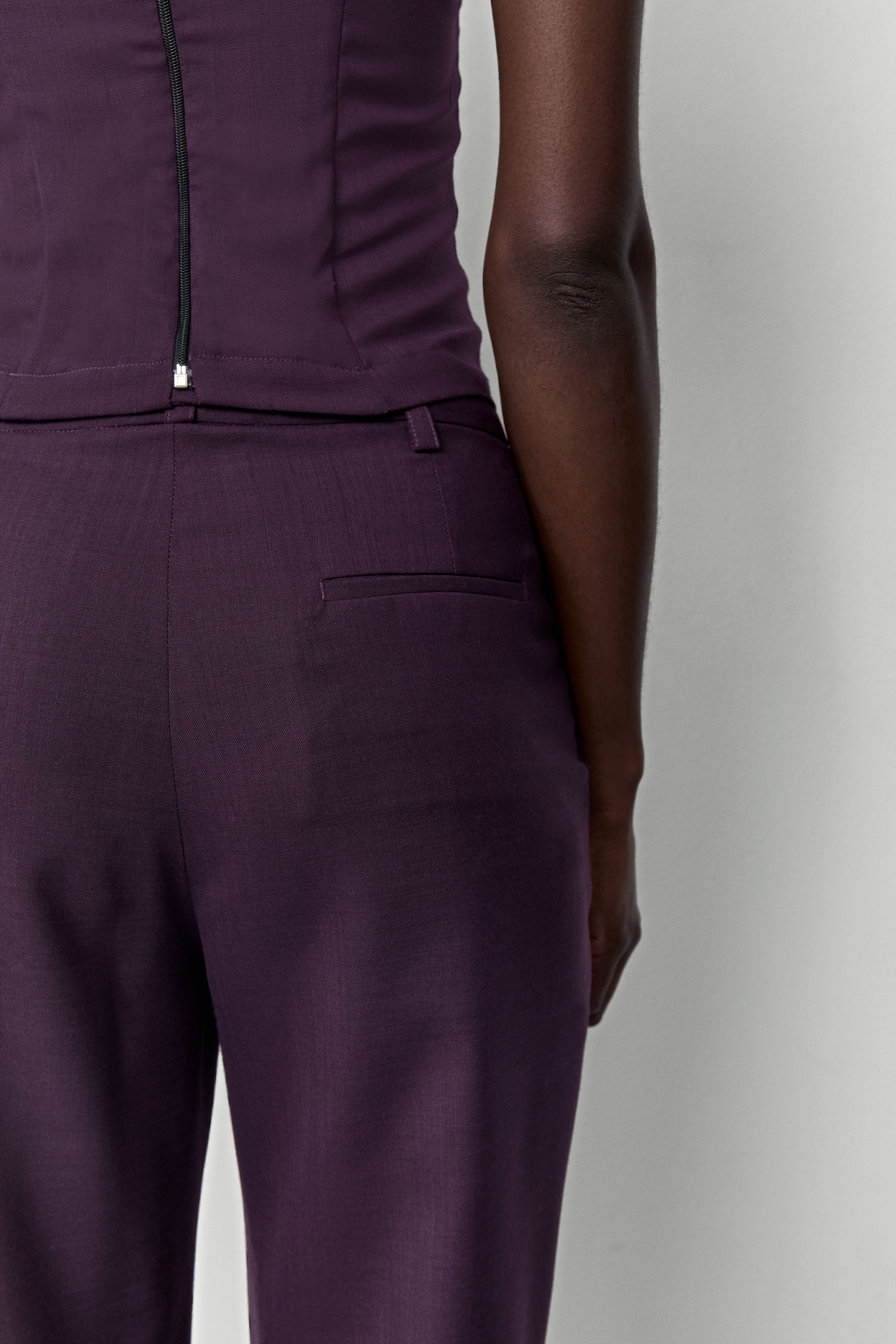 Exene Fig Capri Trousers | Miista | Designed & Handmade in Europe