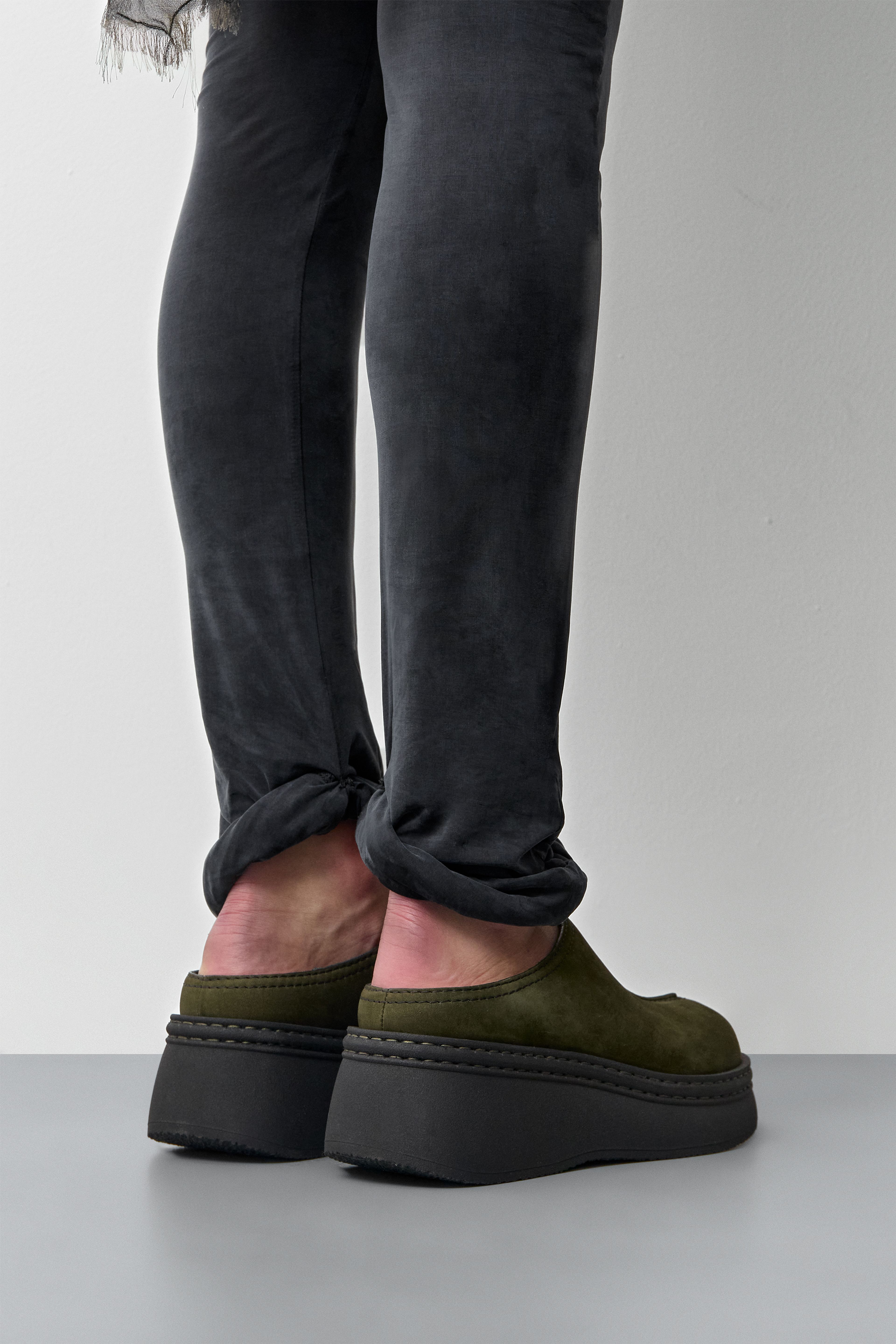 Mego Khaki Mules | Miista | Designed & Handmade in Europe