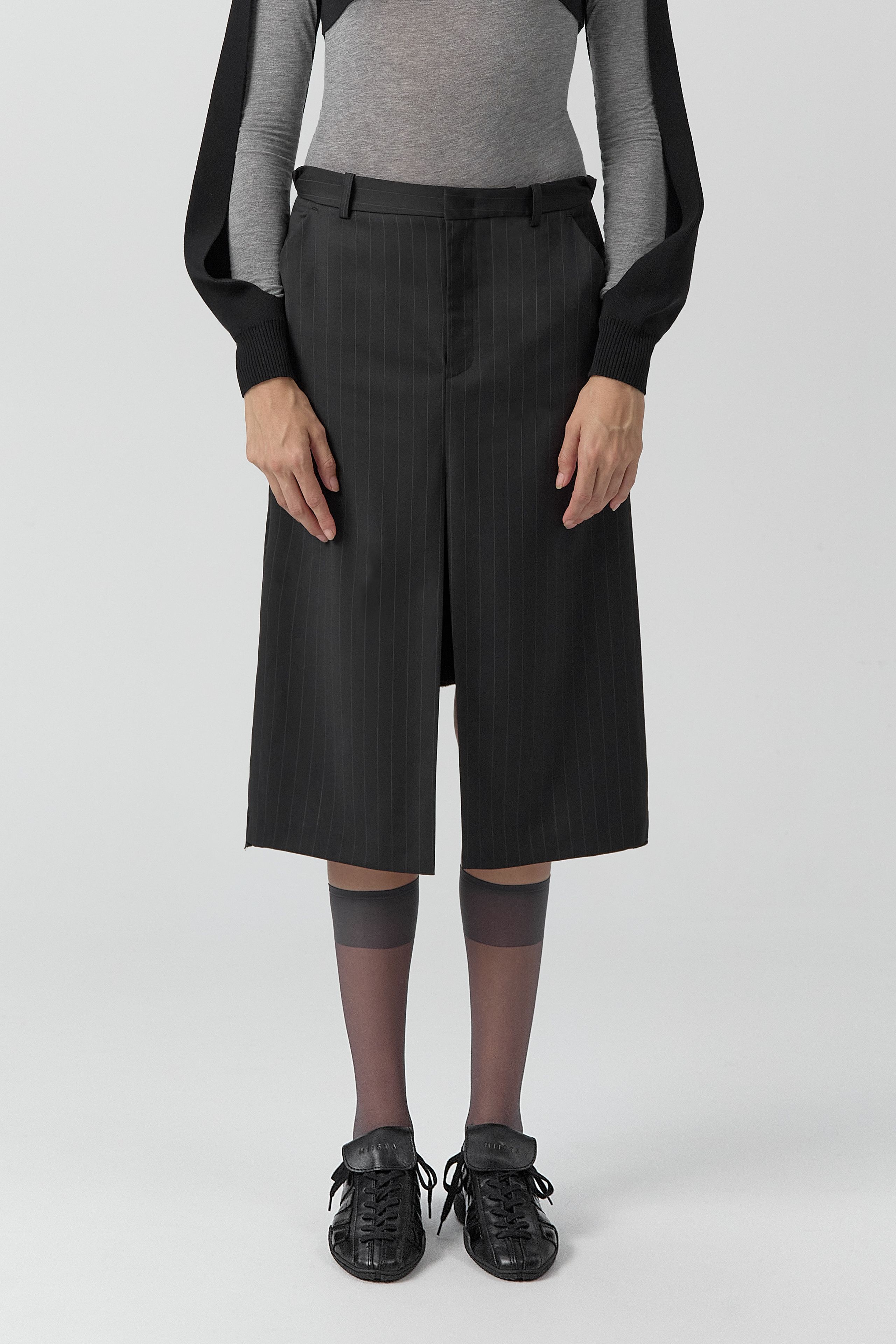 Piper Skirt - Black Lyocel Blend | Miista | Designed & Handmade in Europe