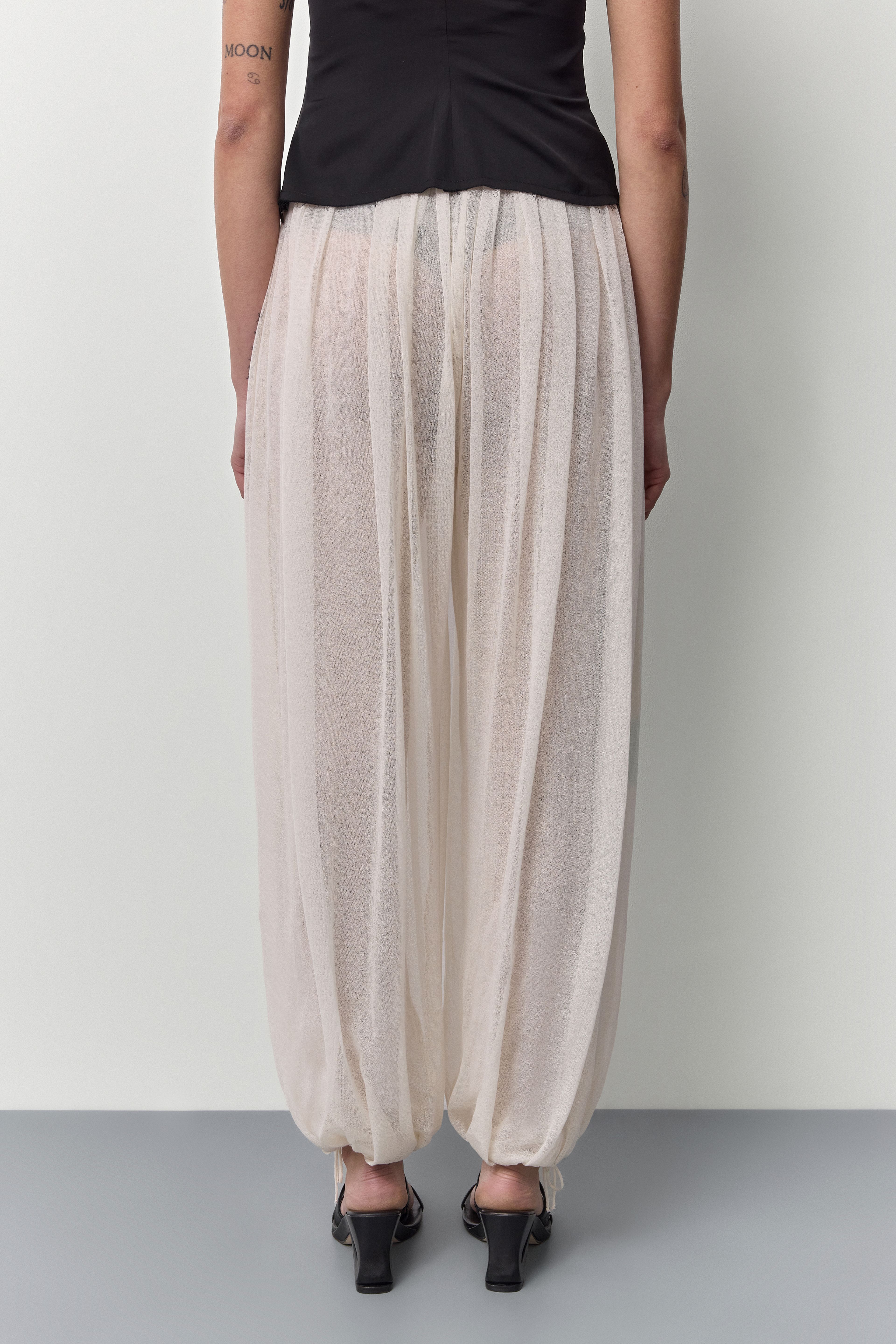 Solee Balloon Ecru Knited Trouser | Miista | Designed & Handmade in Europe