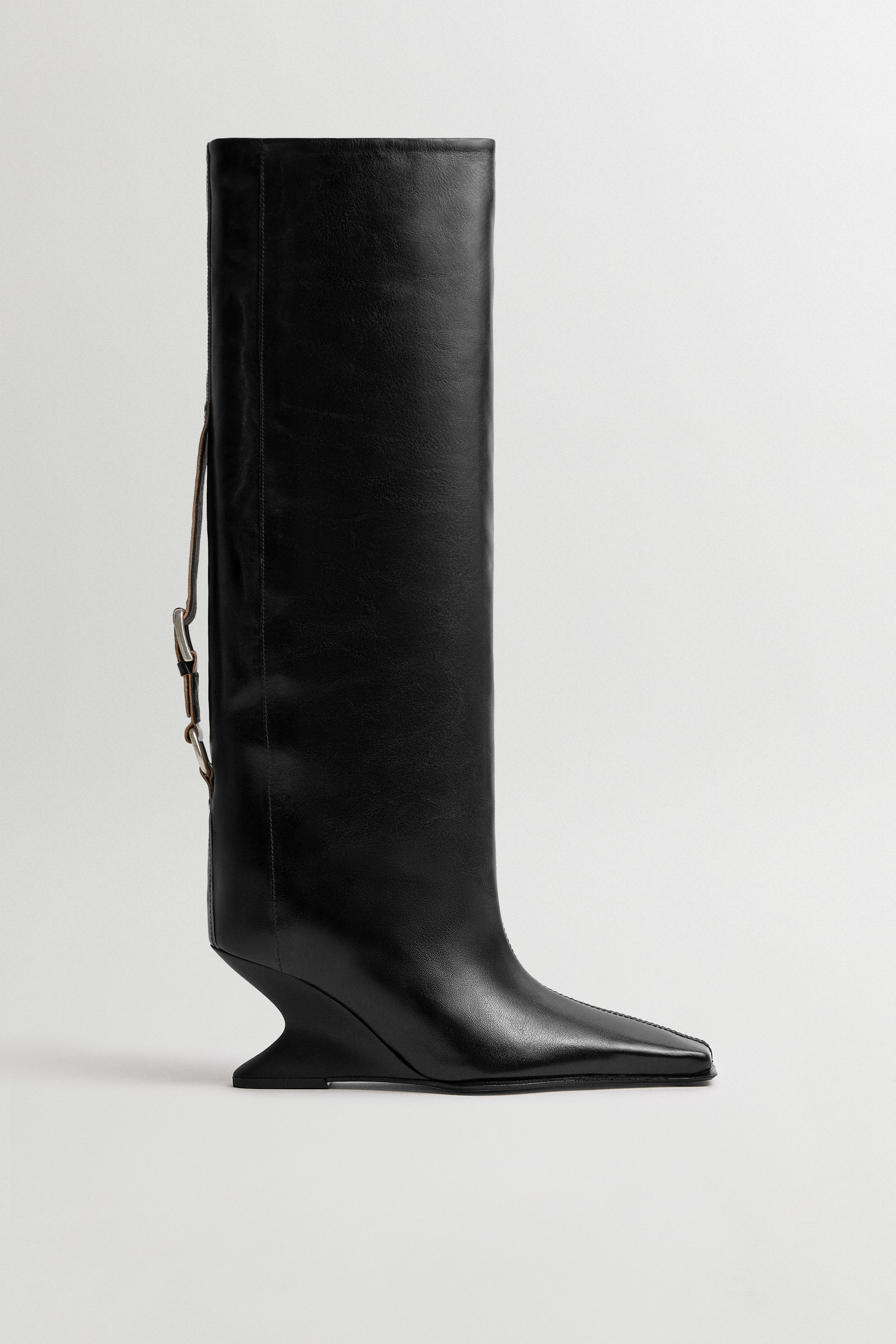 Mattie Black Tall Boots | Miista | Designed & Handmade in Europe