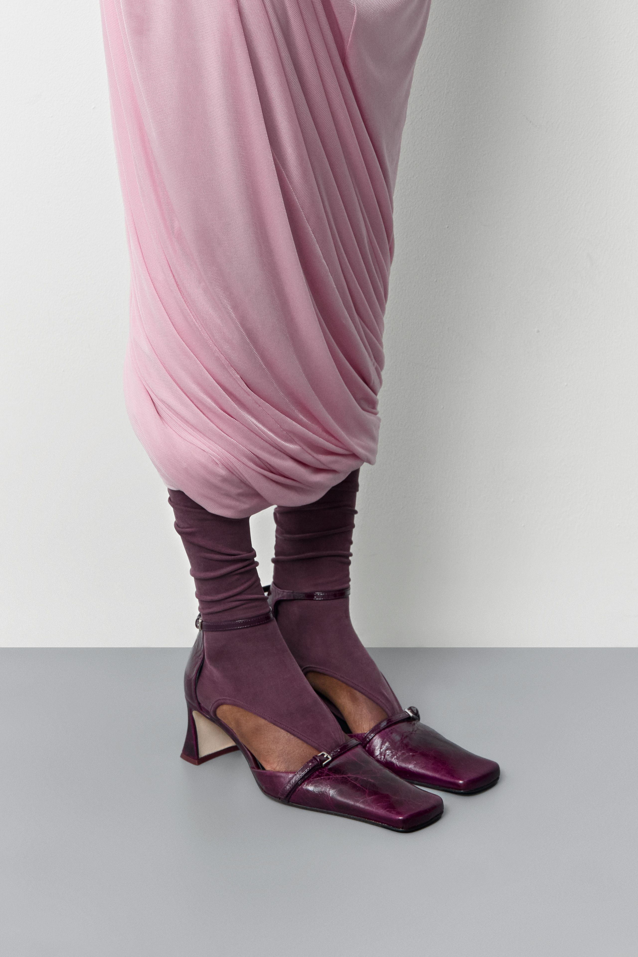 Andie Fig Rib Socks | Miista | Designed & Handmade in Europe