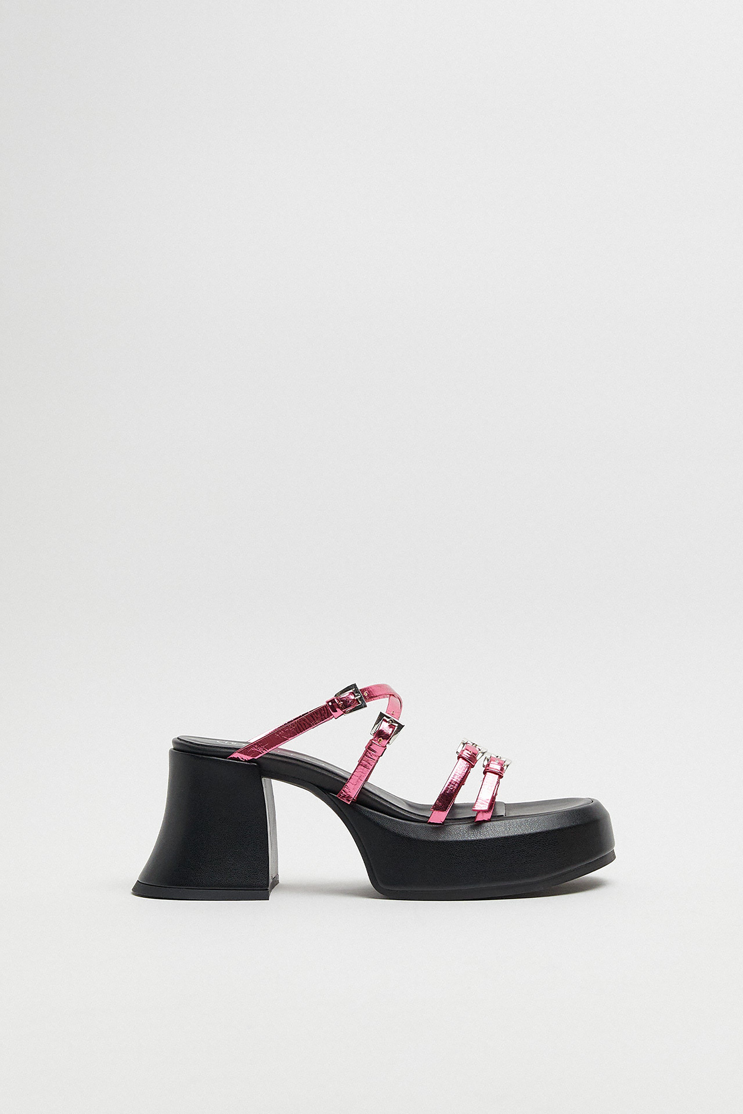 Nara Pink Metallic Sandals | Designed & Handmade in Europe