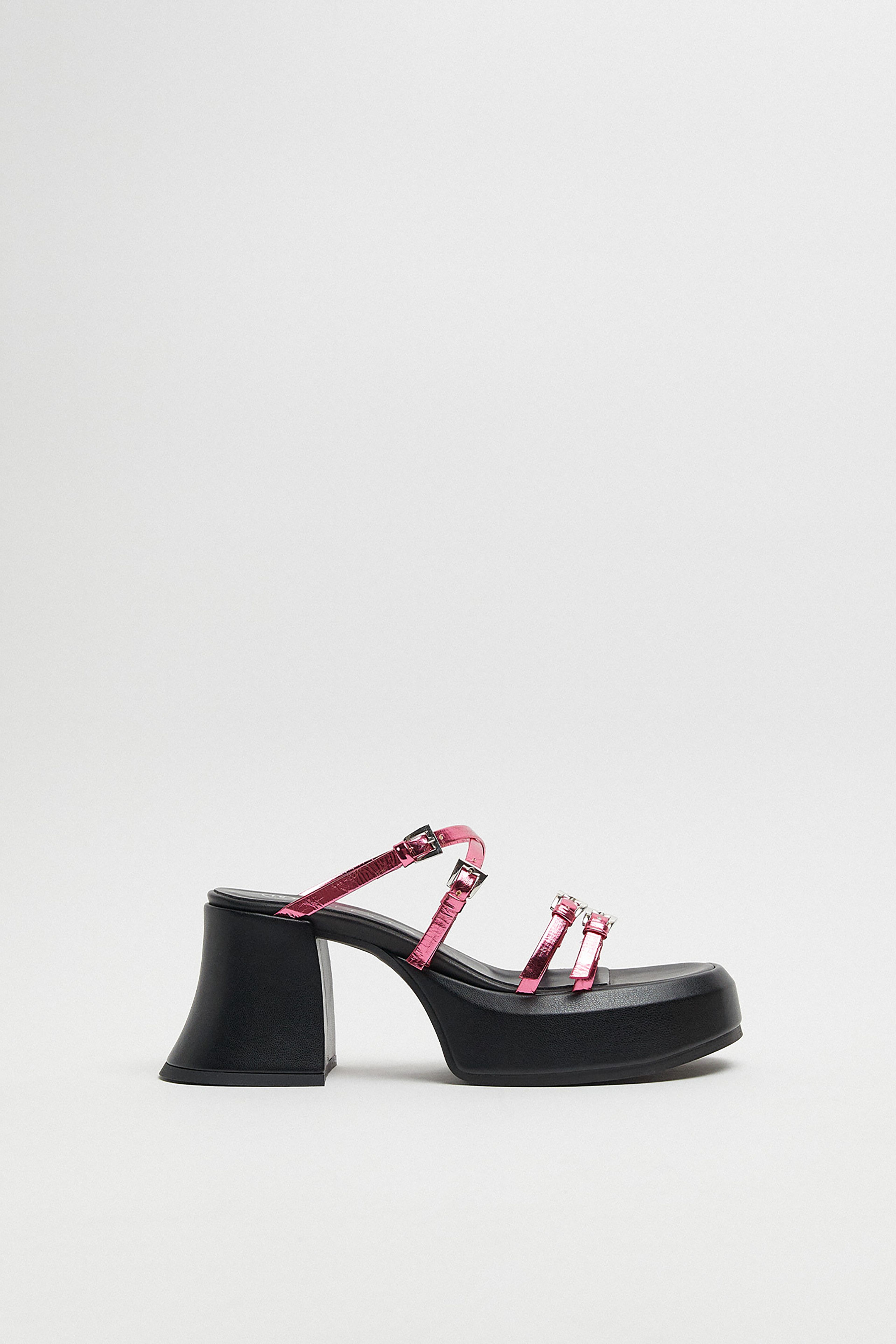 Nara Pink Metallic Sandals | Designed & Handmade in Europe