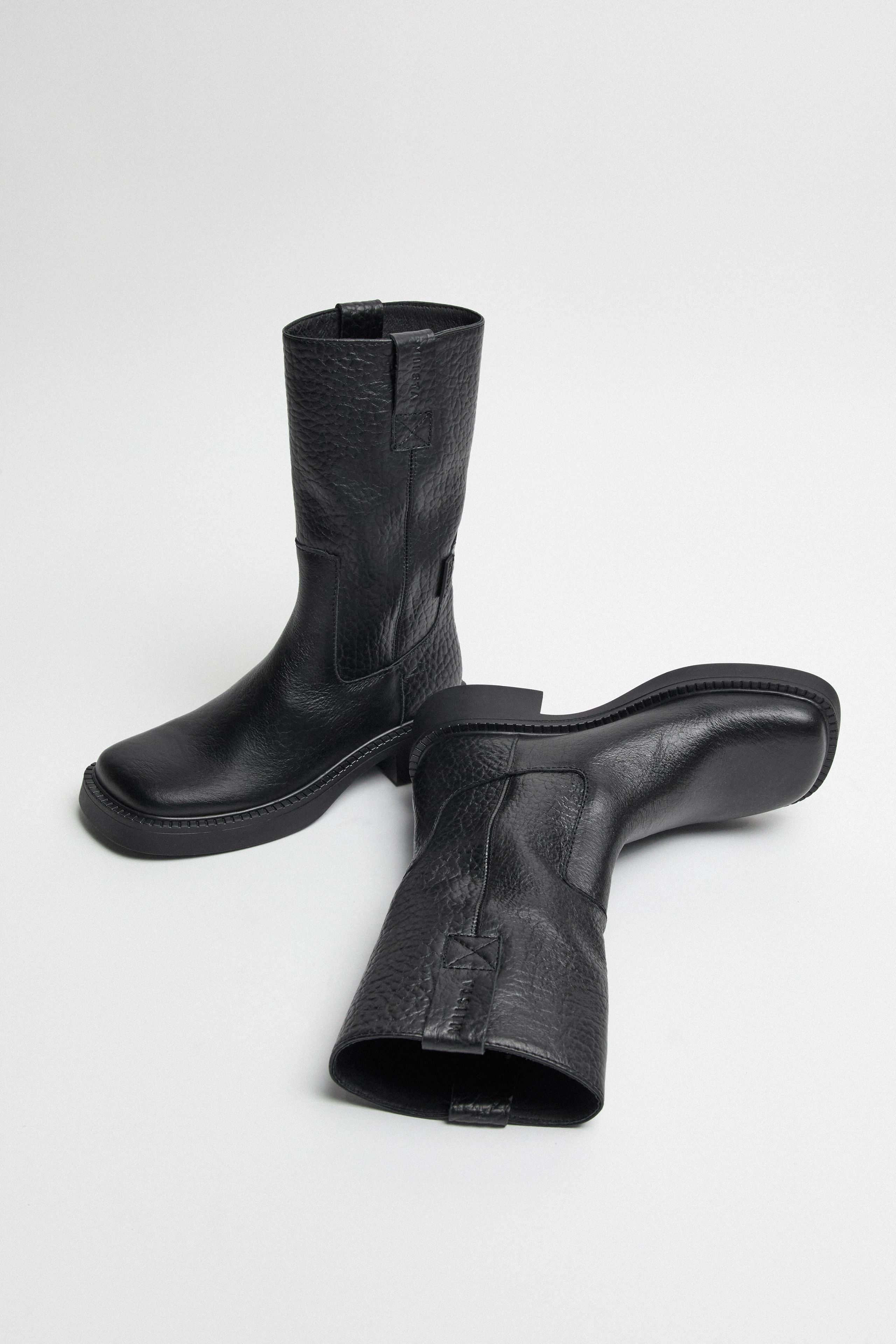 最終値下げ 新品 Miista Aron Black Boots ブーツ 黒 Aron Boots - Black Leather | Miista