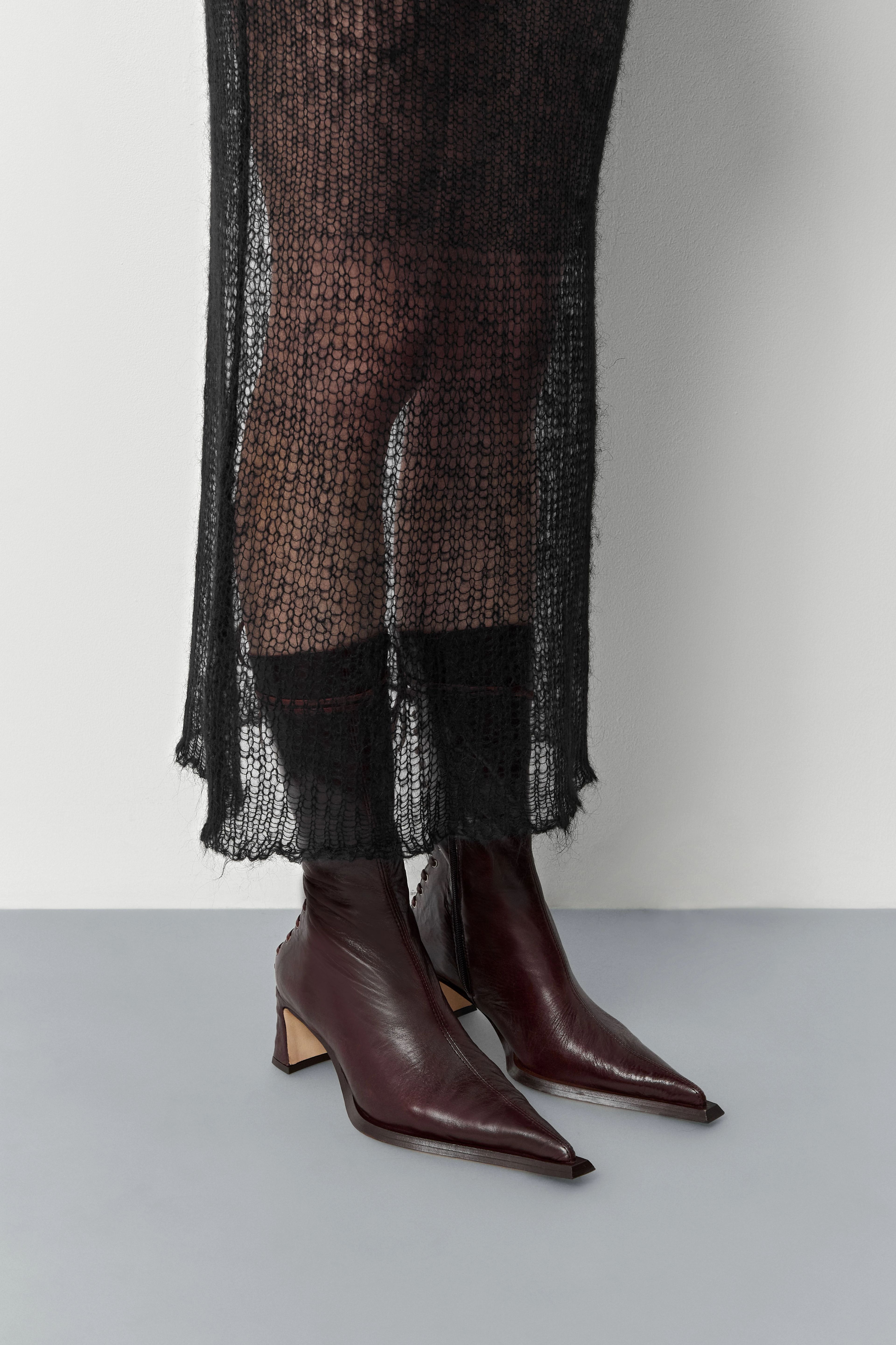 Shelley Brown Back Lace Boots | Miista | Designed & Handmade in Europe