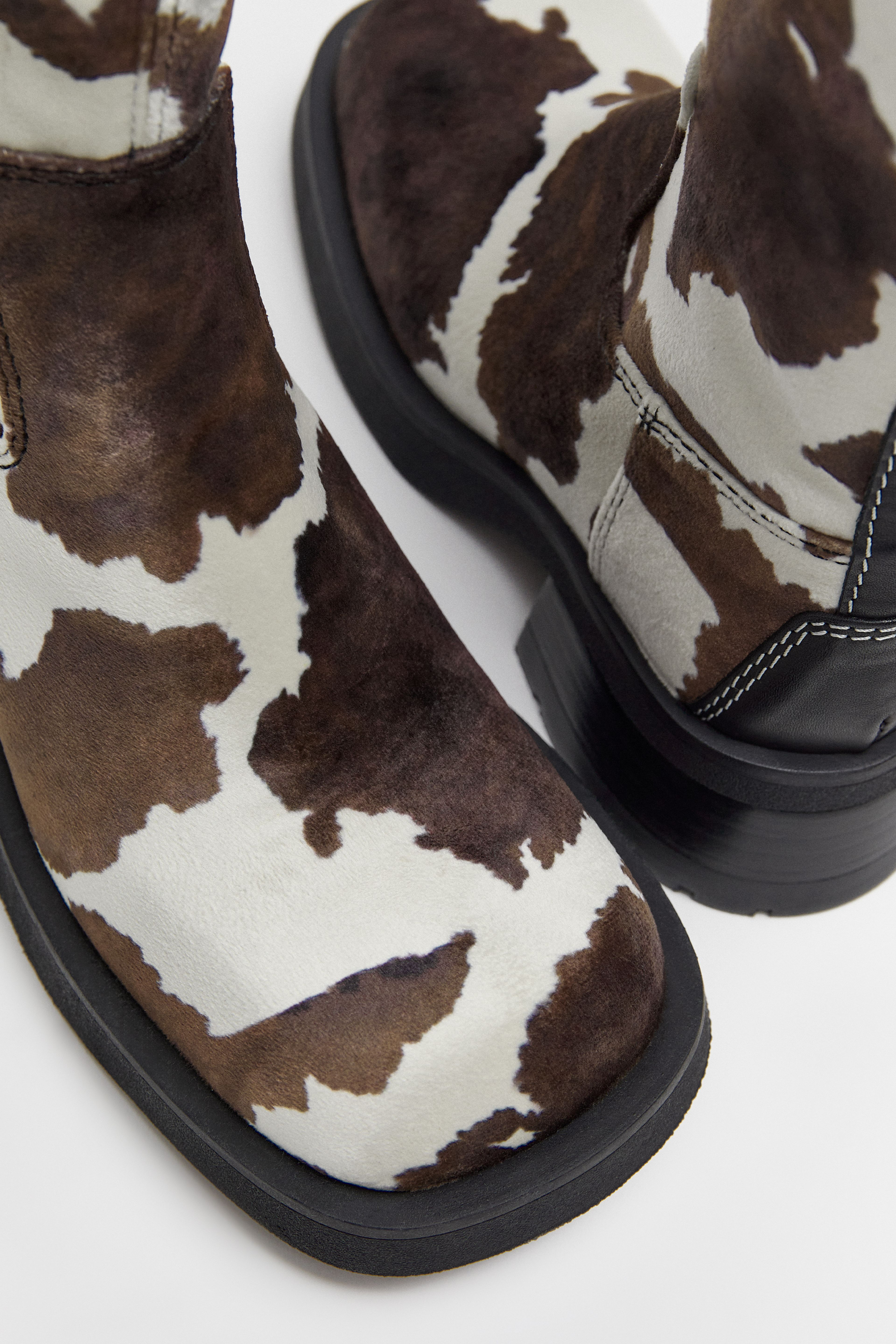 Yolanda Cow Ankle Boots | Miista | Designed & Handmade in Europe