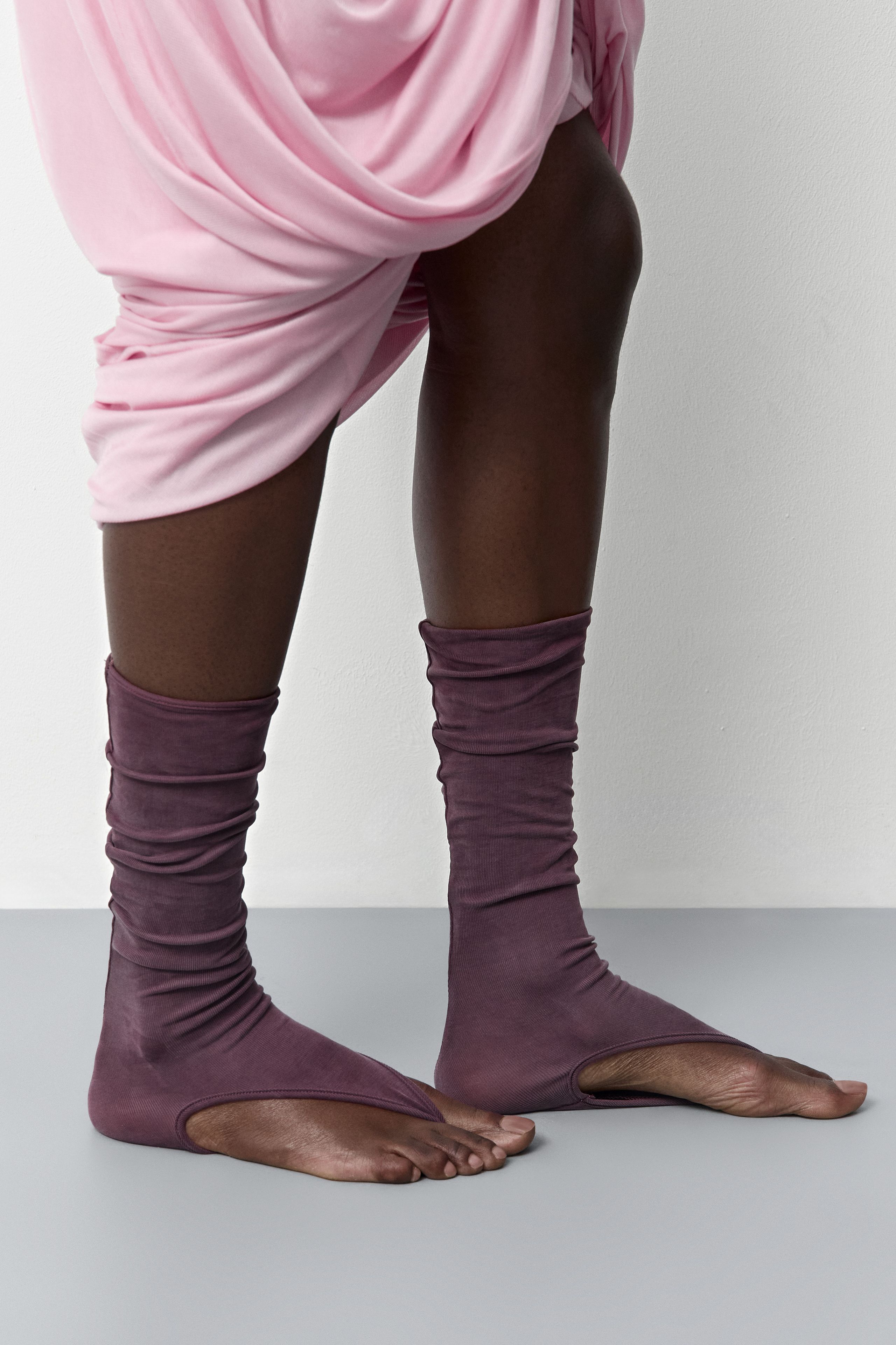 Andie Fig Rib Socks | Miista | Designed & Handmade in Europe