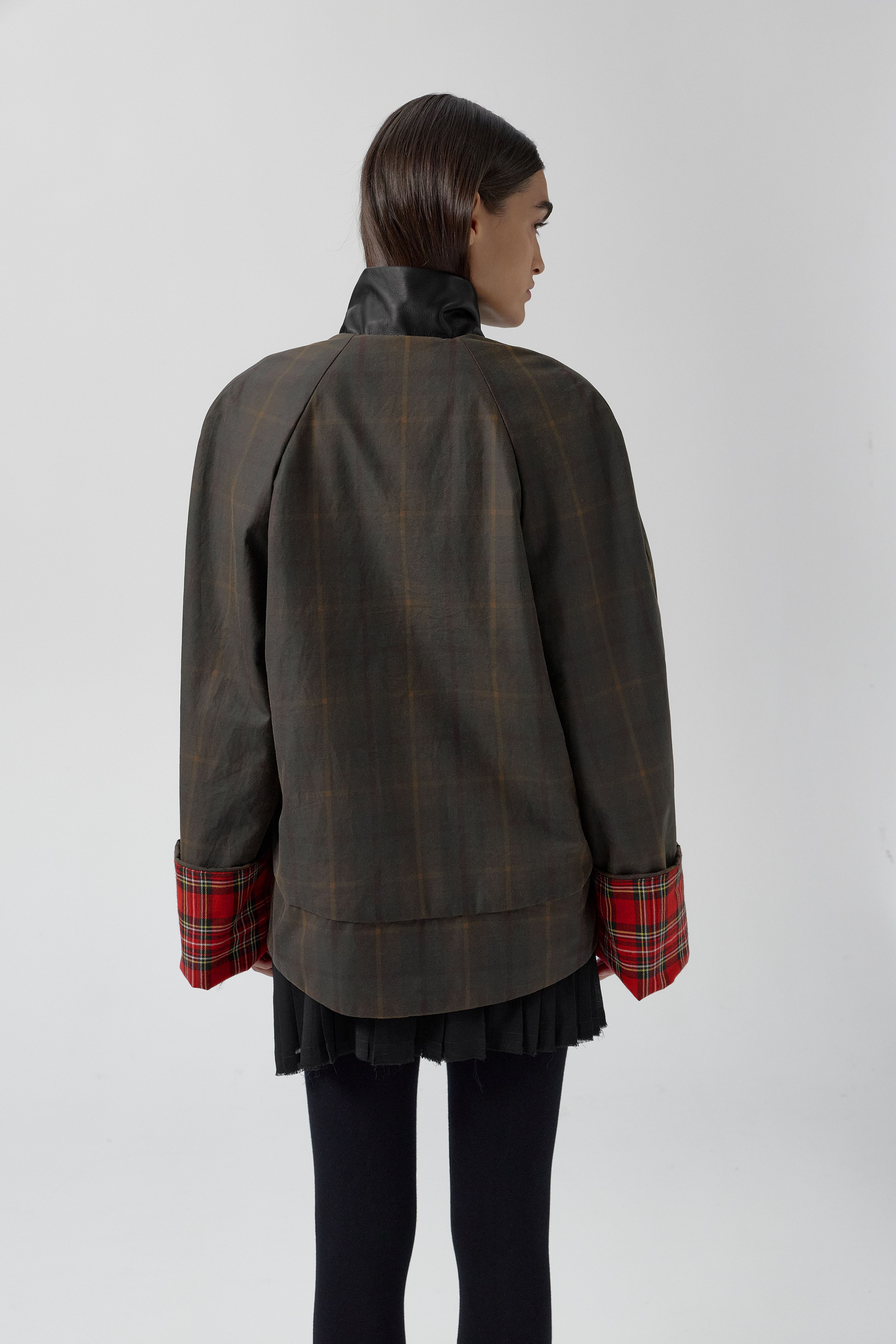 Ofelia Jacket - Brown Cotton | Miista | Designed & Handmade in Europe